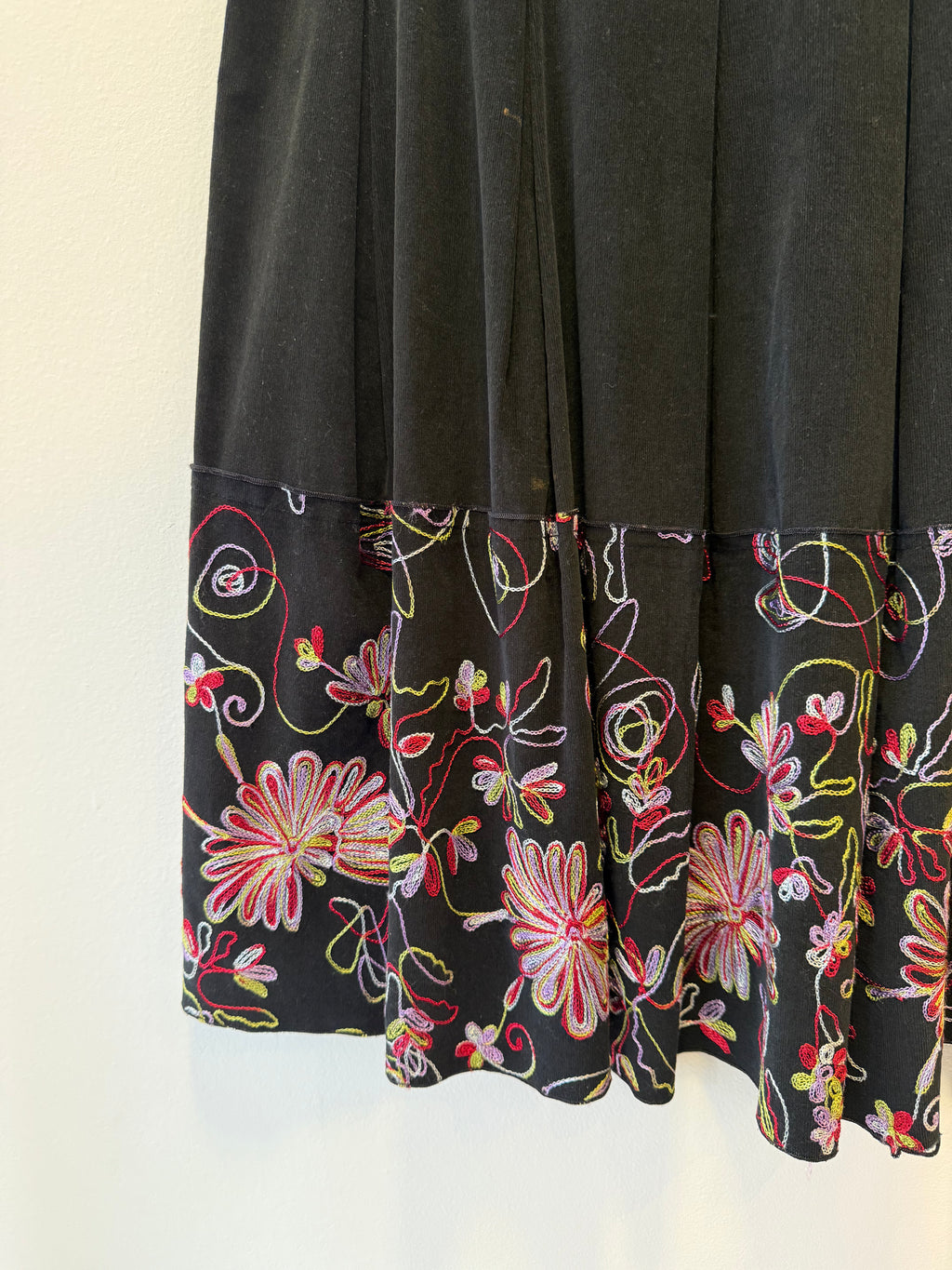 Saia Midi Godê Barra Floral