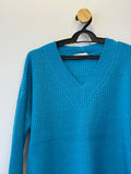 Suéter Tricot Azul Real