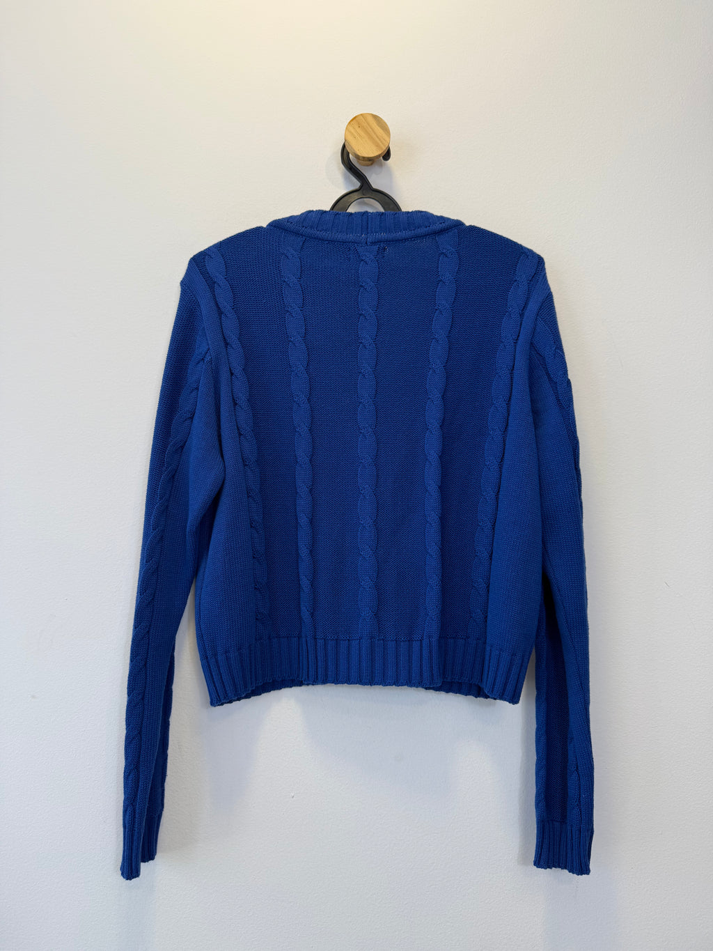 Cardigan Tricot Azul Naval