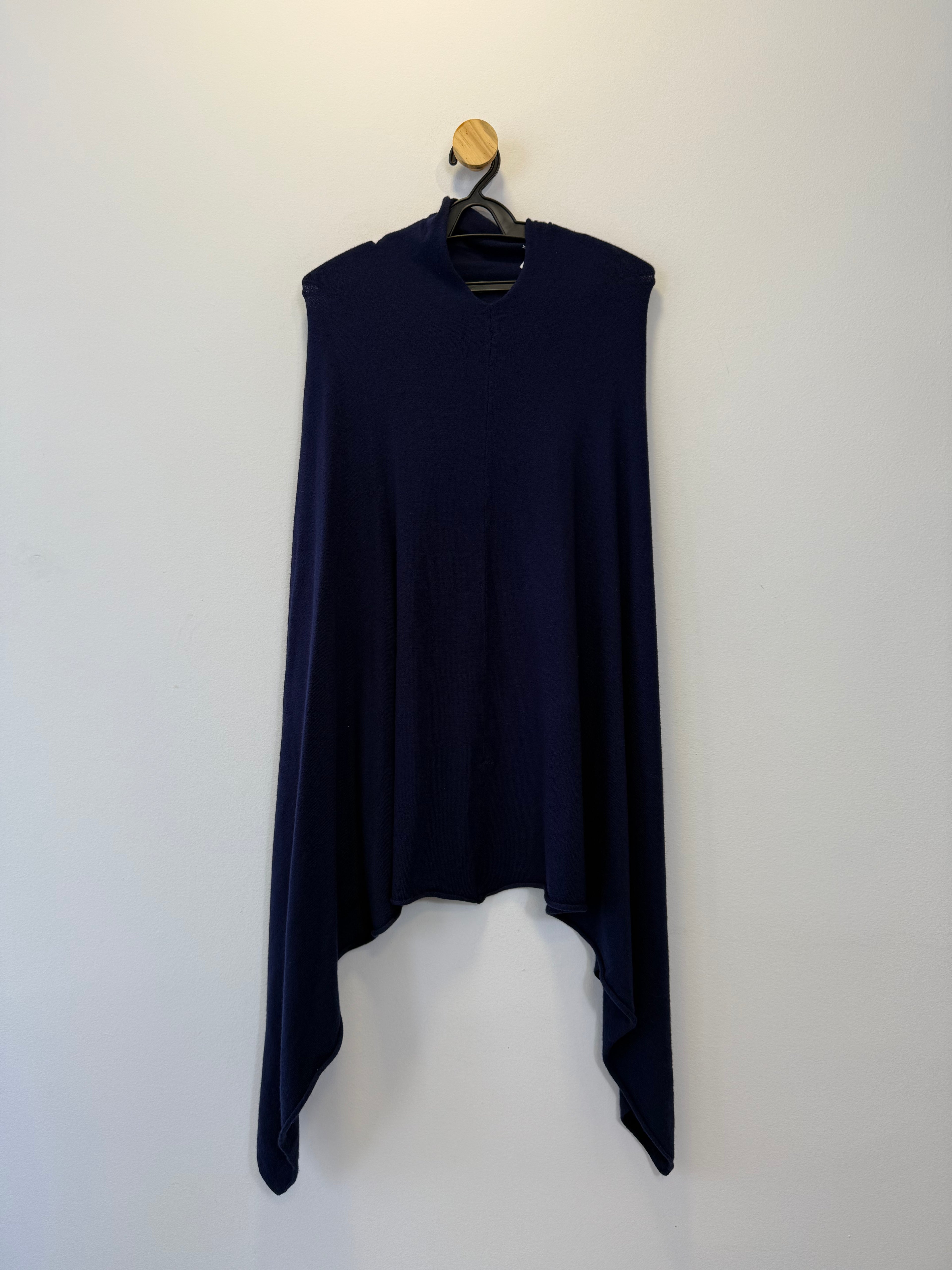 Capa Tricot Azul Petrólio