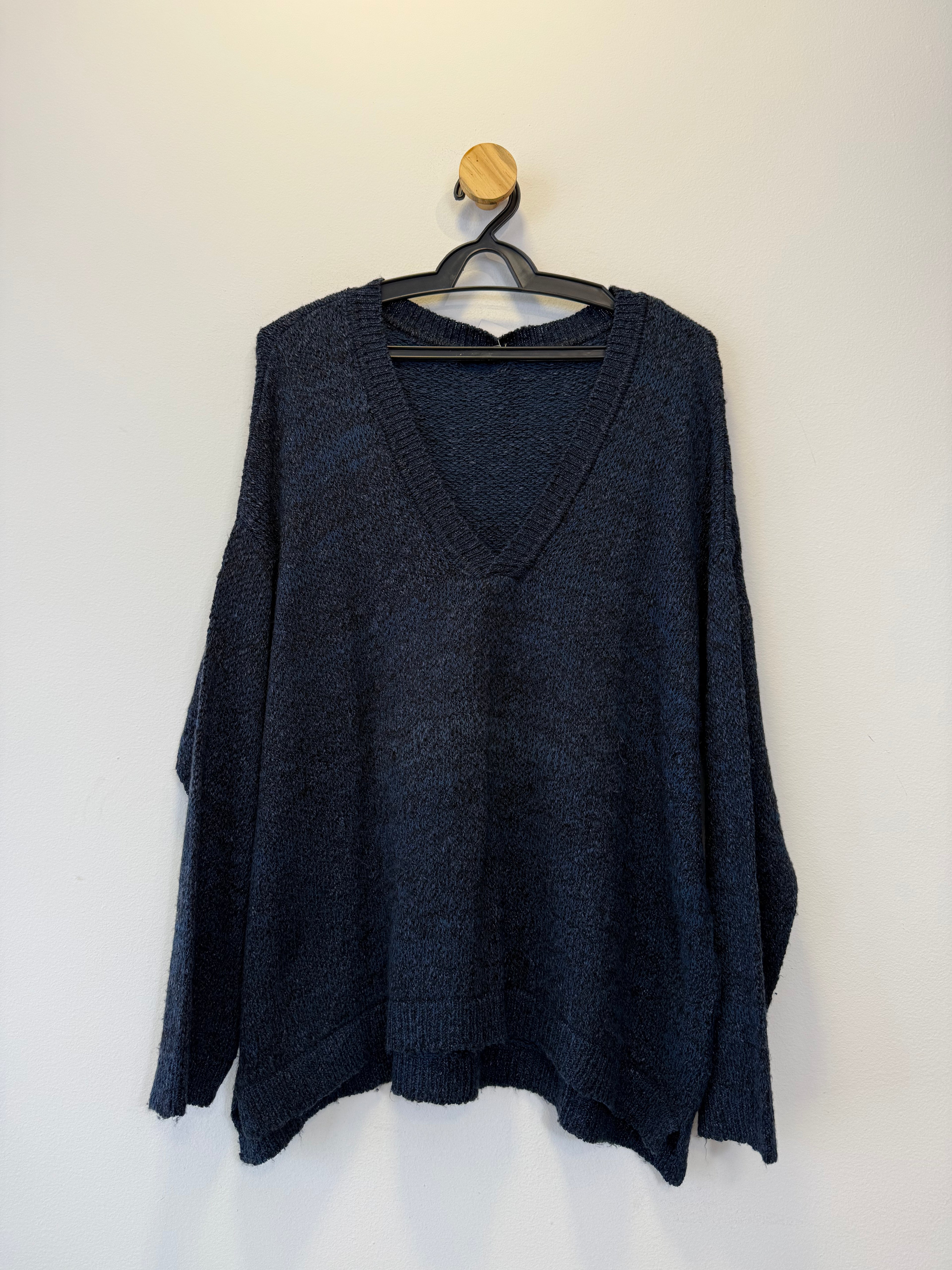 Suéter Tricot Degradê Azul