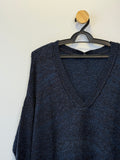 Suéter Tricot Degradê Azul