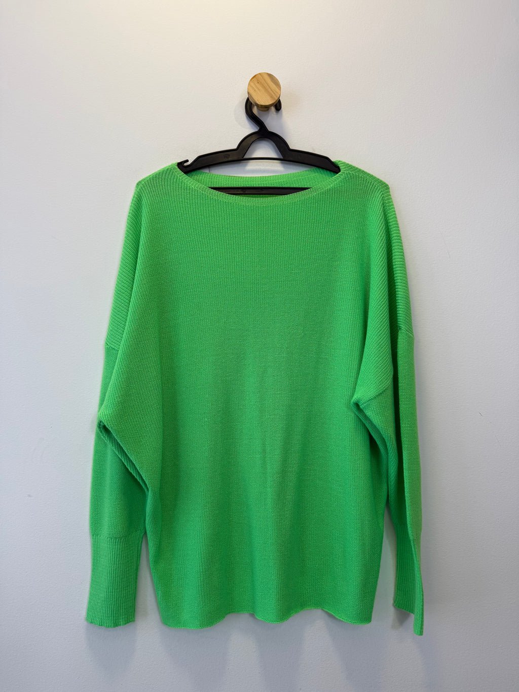 Suéter Tricot Verde Neon