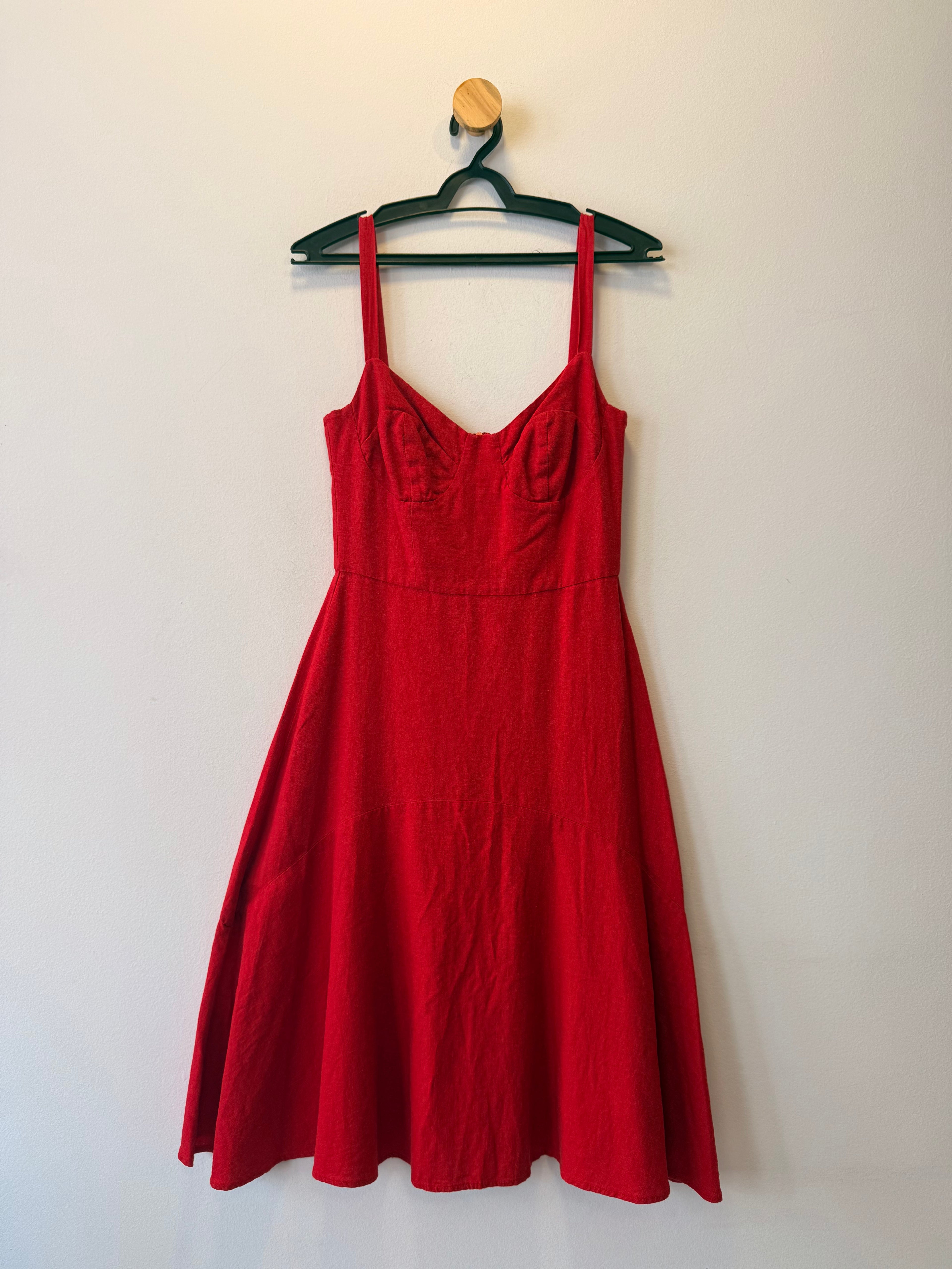 Vestido Meia Taça Vermelho