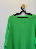 Suéter Tricot Verde Neon