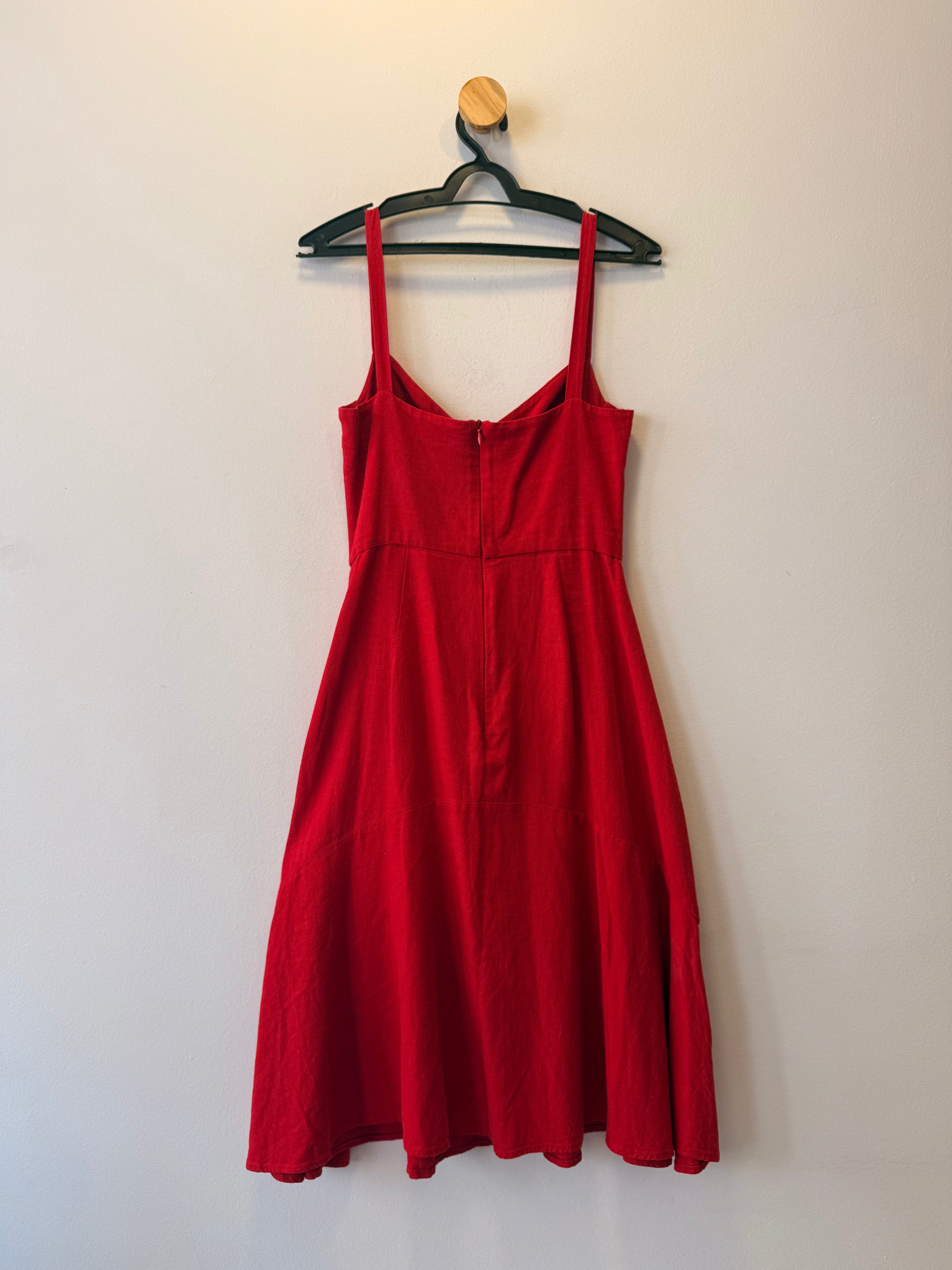 Vestido Meia Taça Vermelho