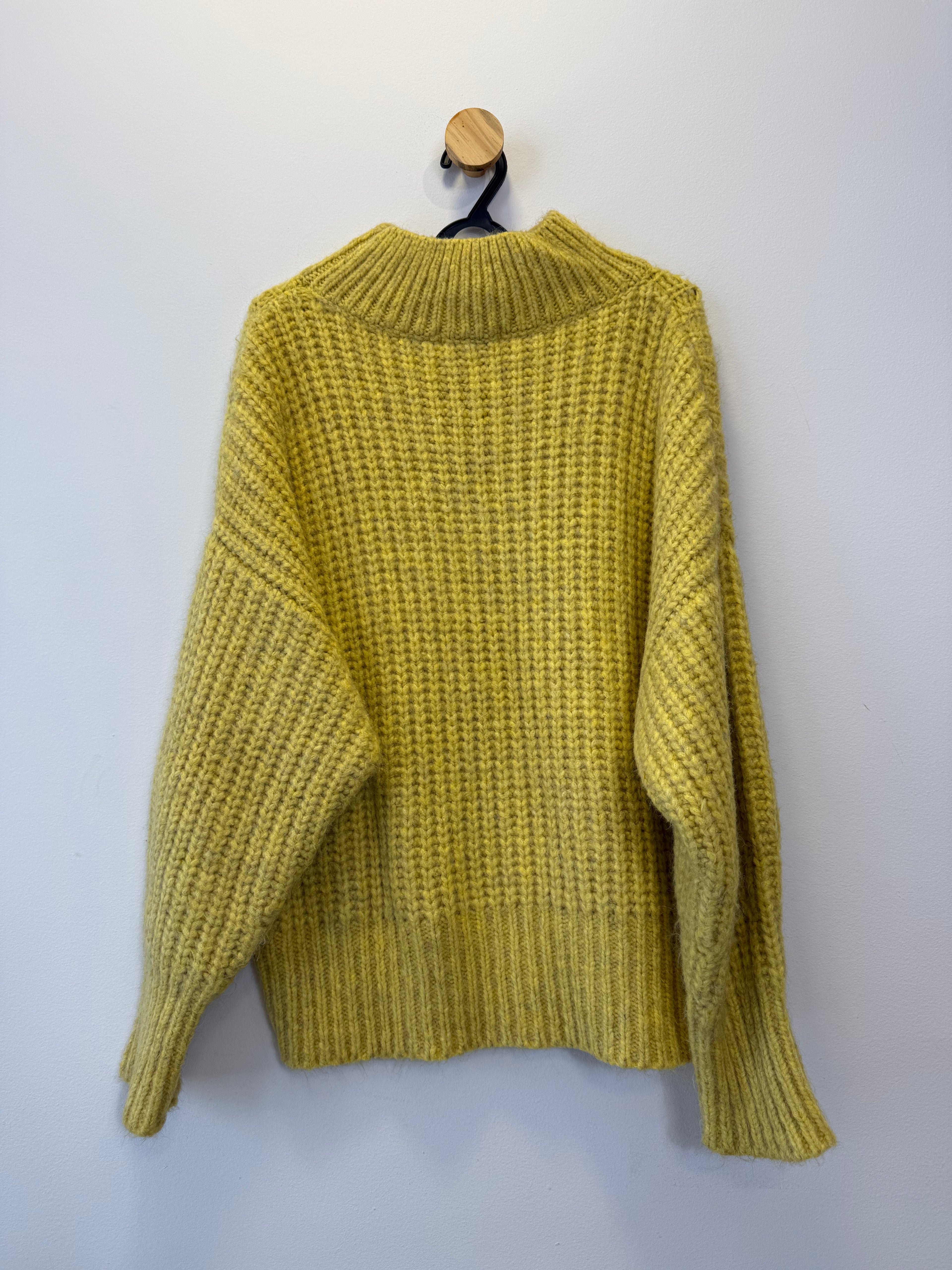 Pulôver Tricot Amarelo