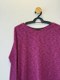 Blusa Tricot Mescla Magenta