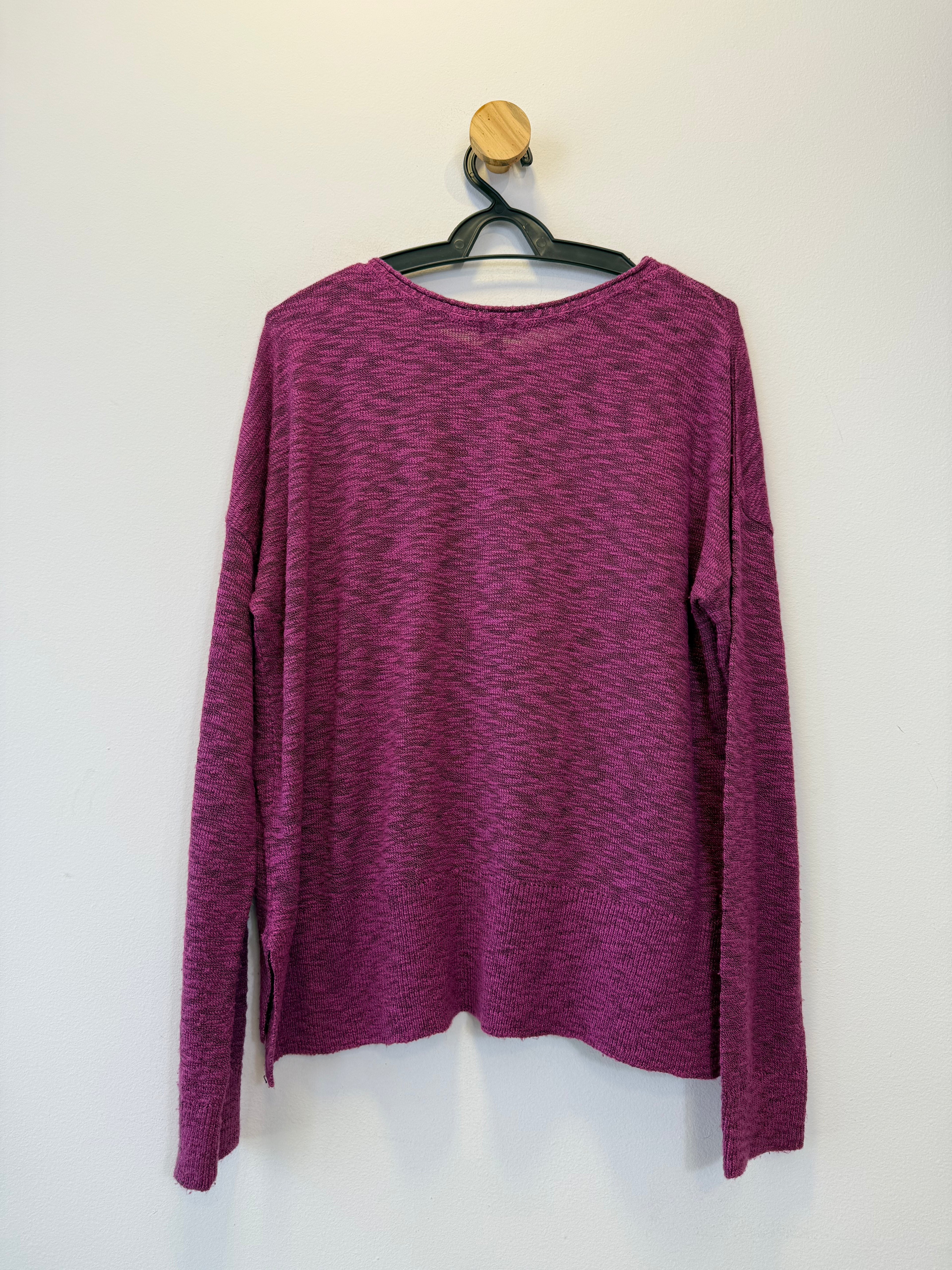 Blusa Tricot Mescla Magenta