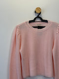 Suéter Tricot Manga Princesa Rosa Bebê