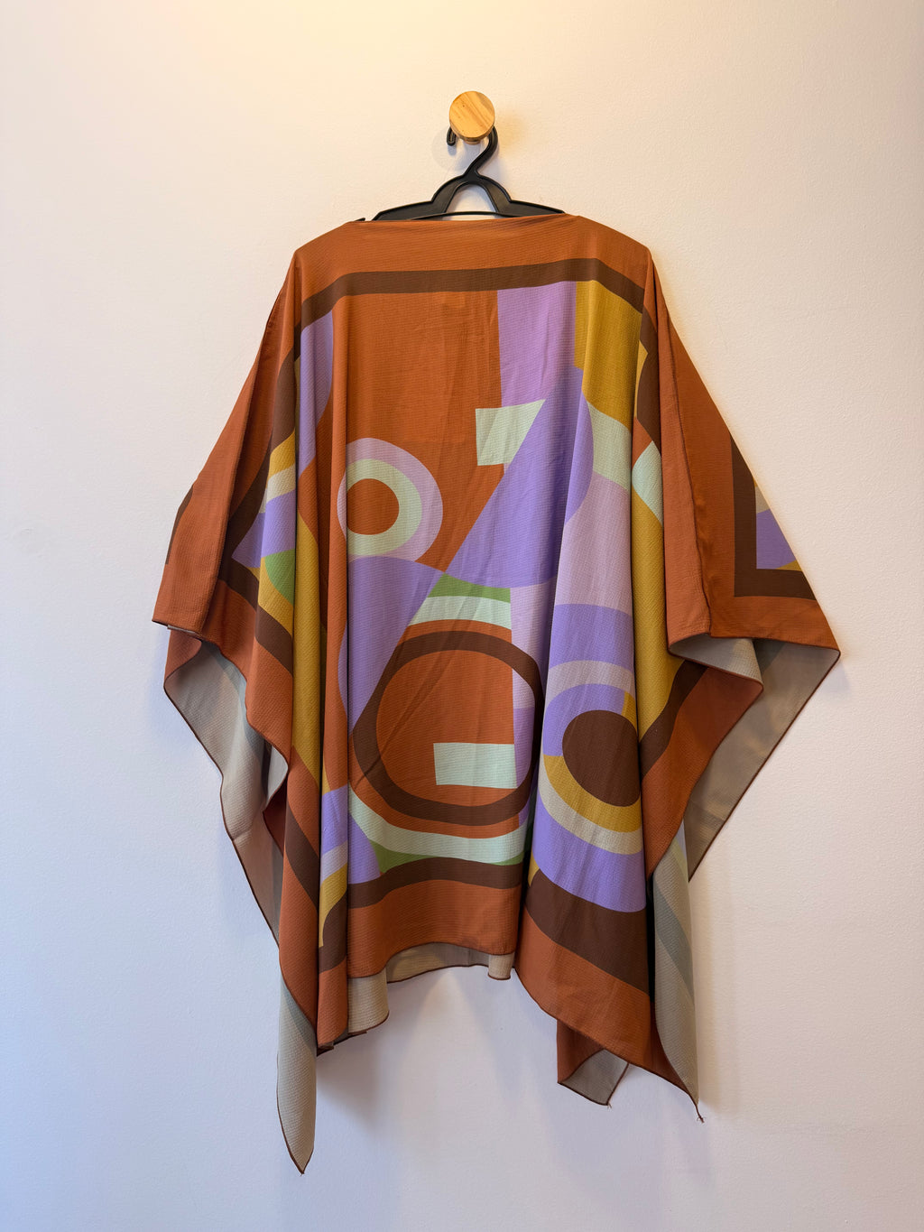 Poncho Estampa Geométrica Tig