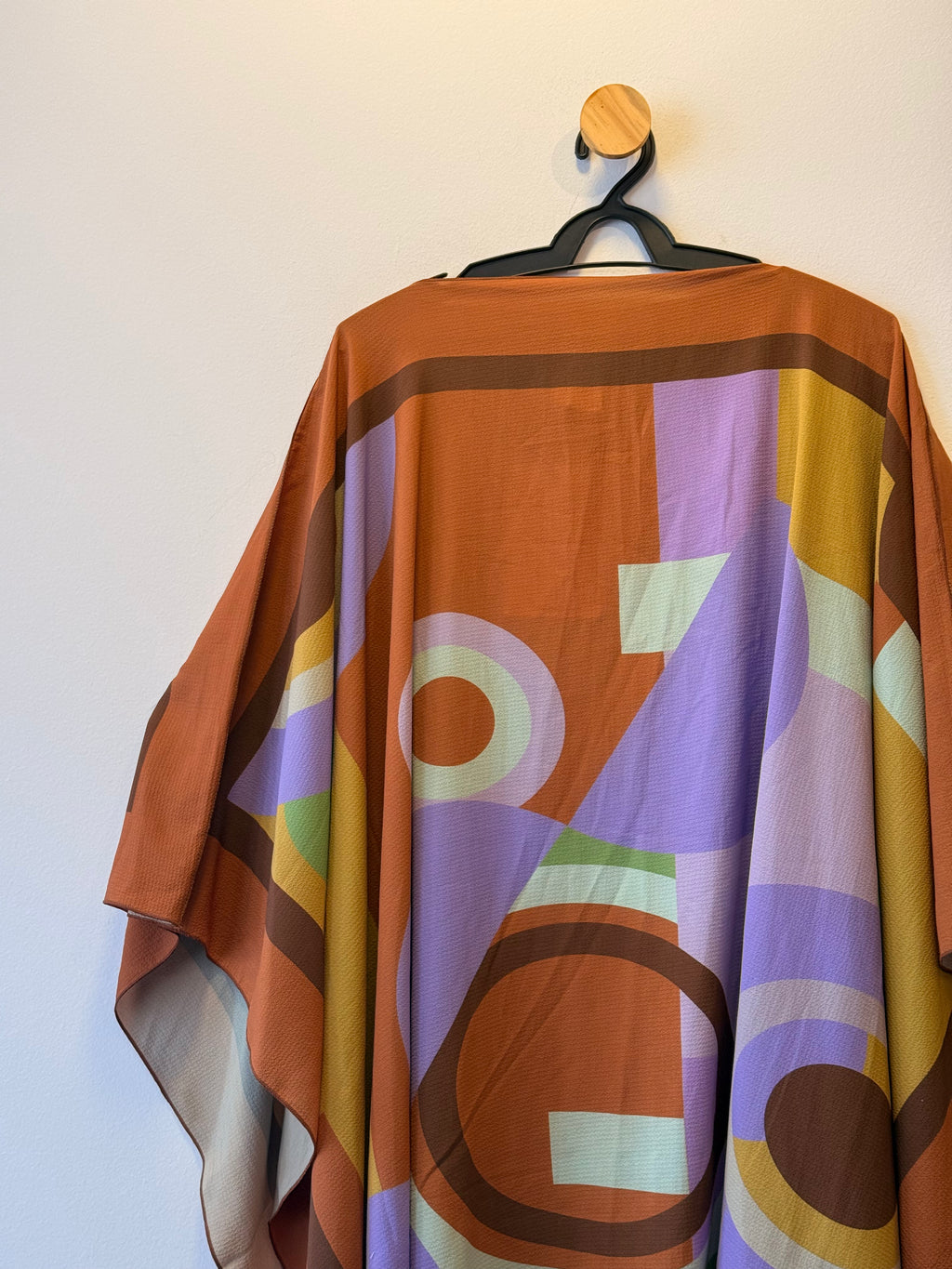 Poncho Estampa Geométrica Tig