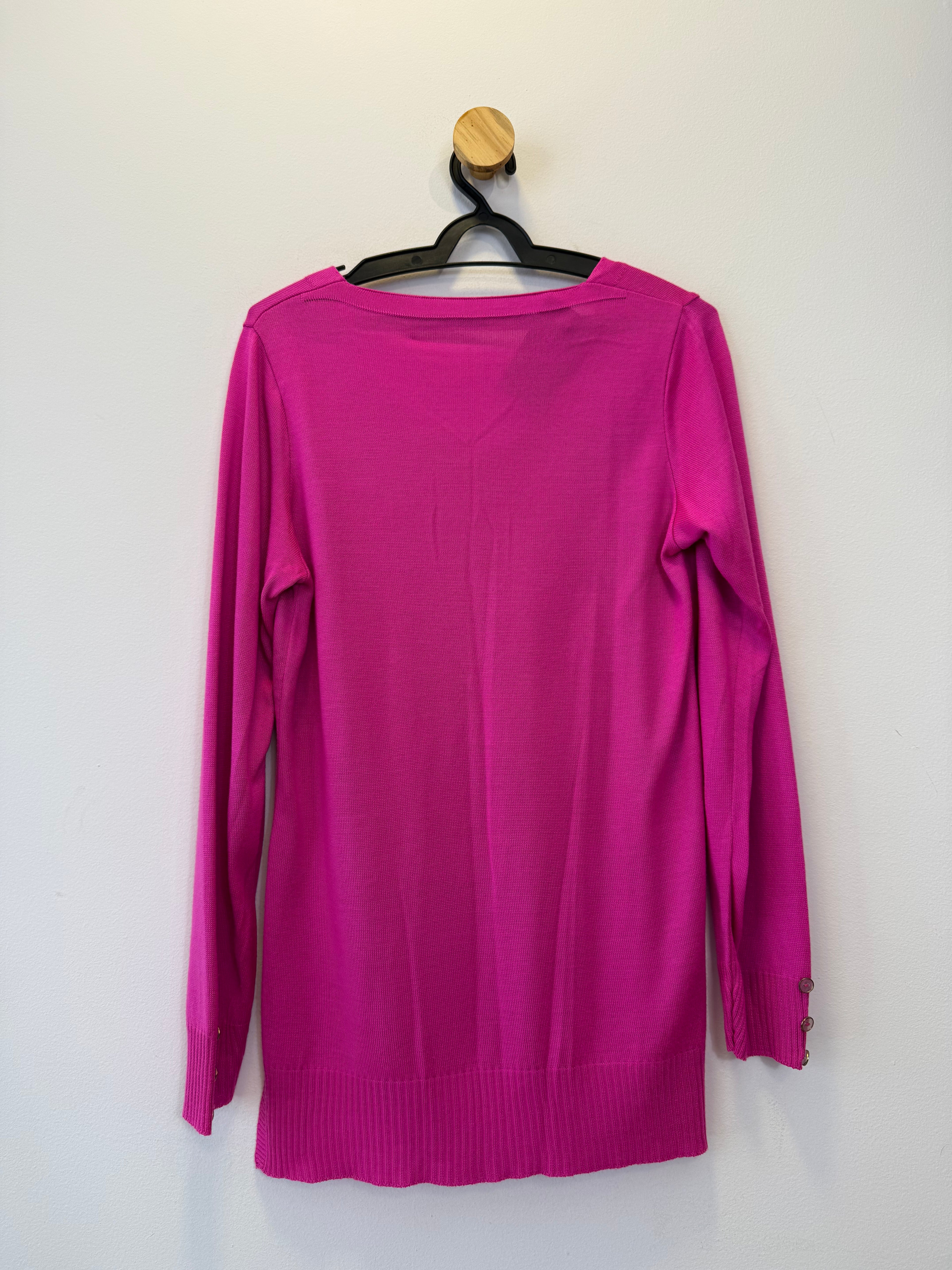 Blusa Tricot Rosa Fucsia