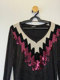 Blusa Tricot Lurex e Paetês
