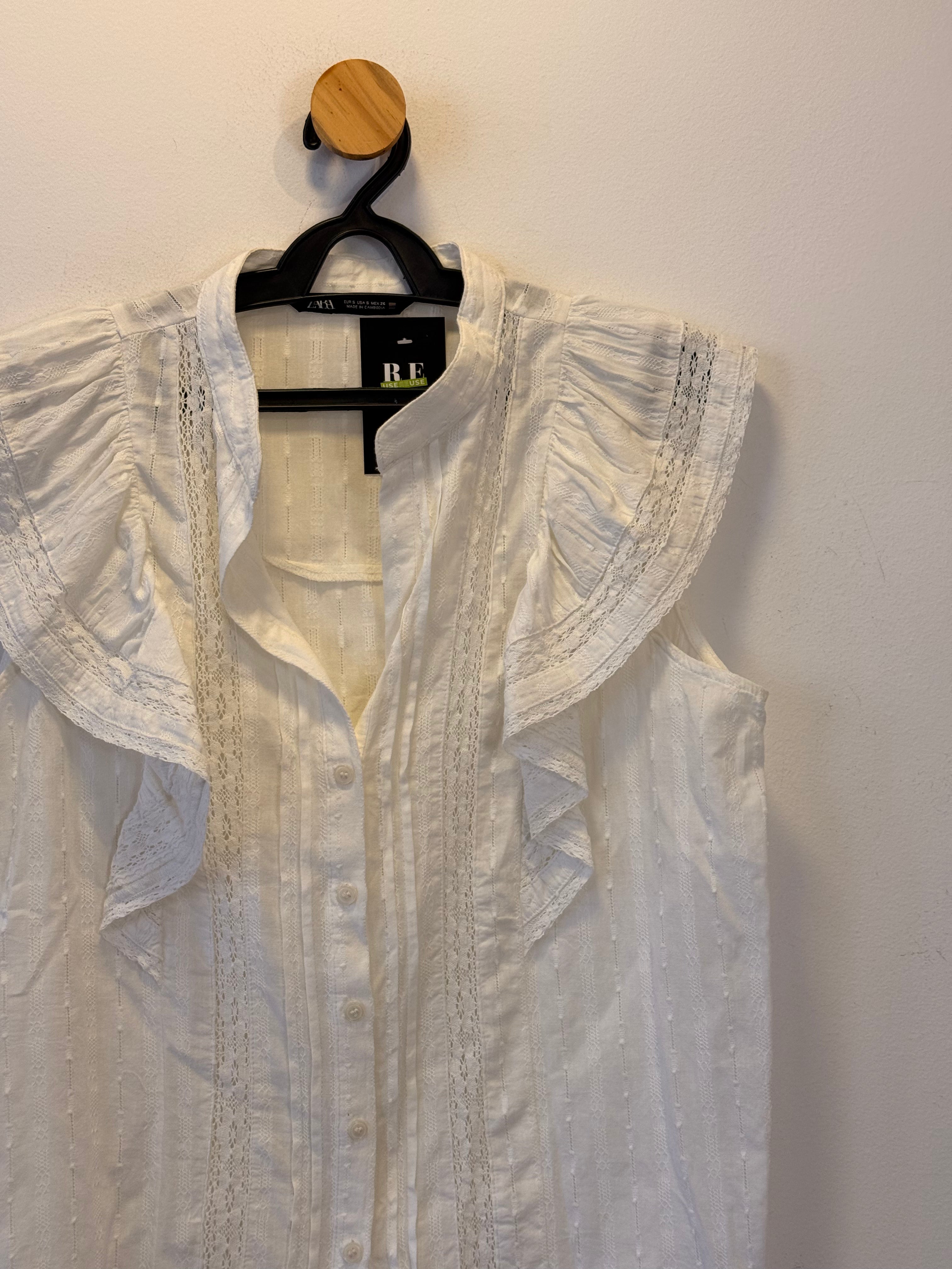 Blusa Branca Zara