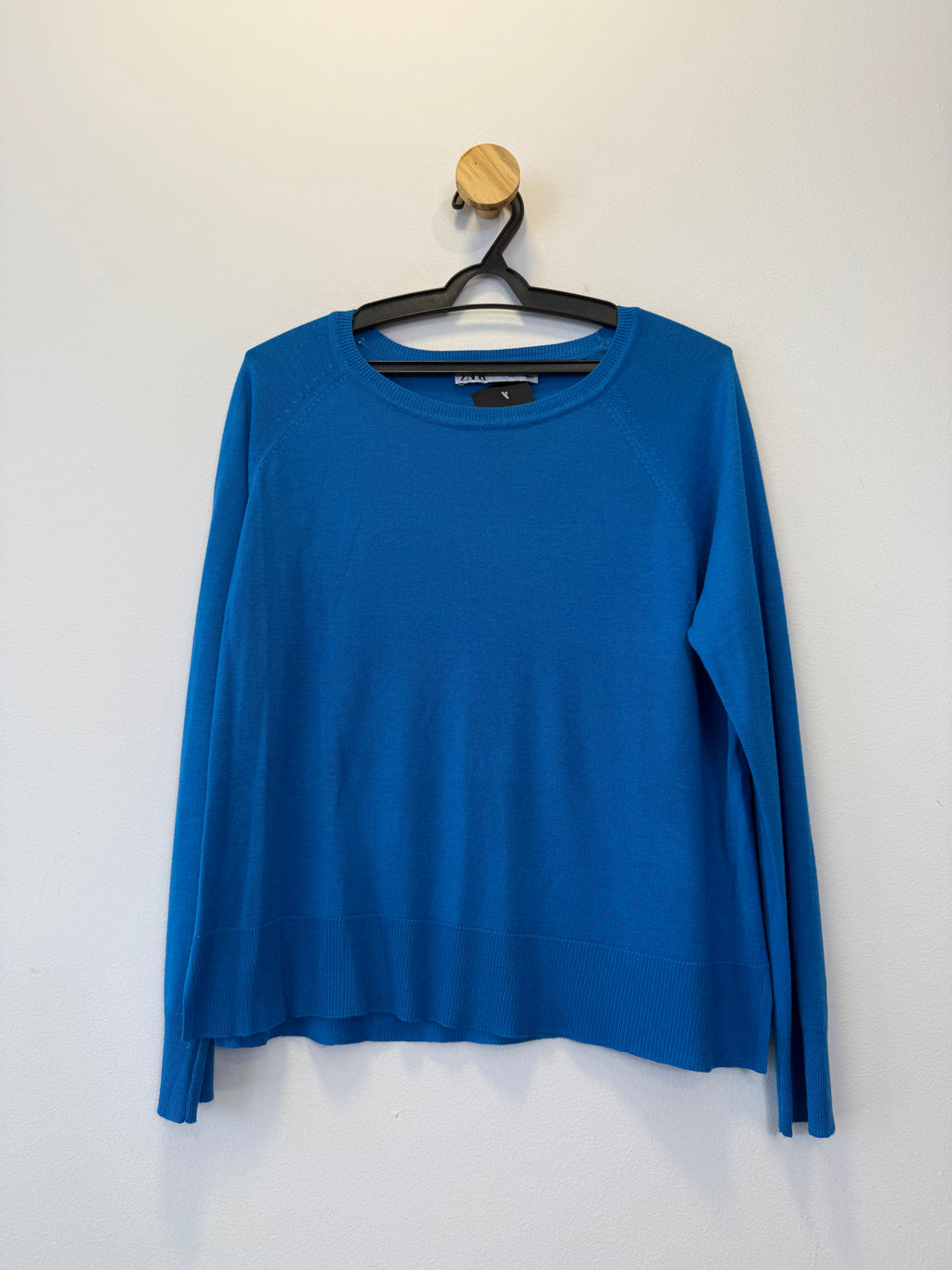 Blusa Tricot Azul Mediterrâneo