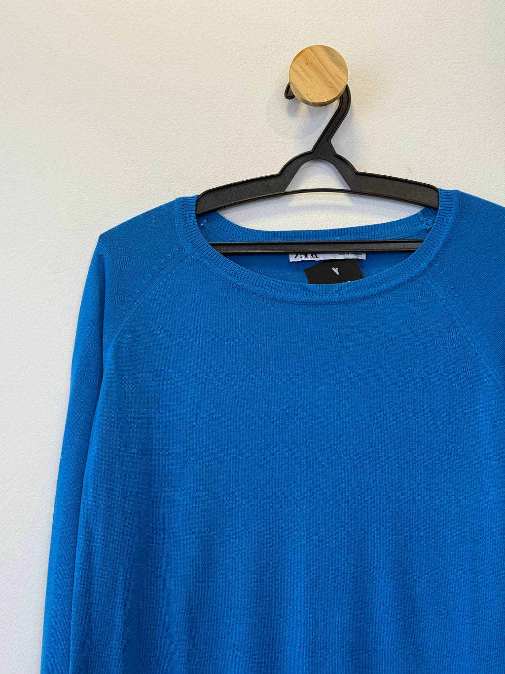 Blusa Tricot Azul Mediterrâneo