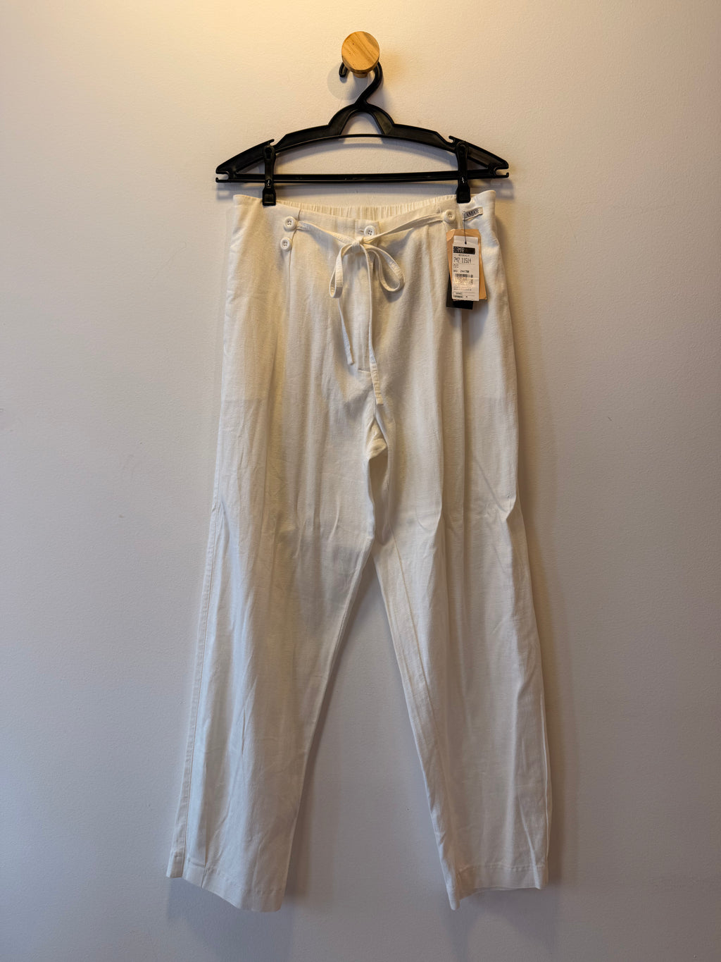 Calça Off White Casual com Cordão