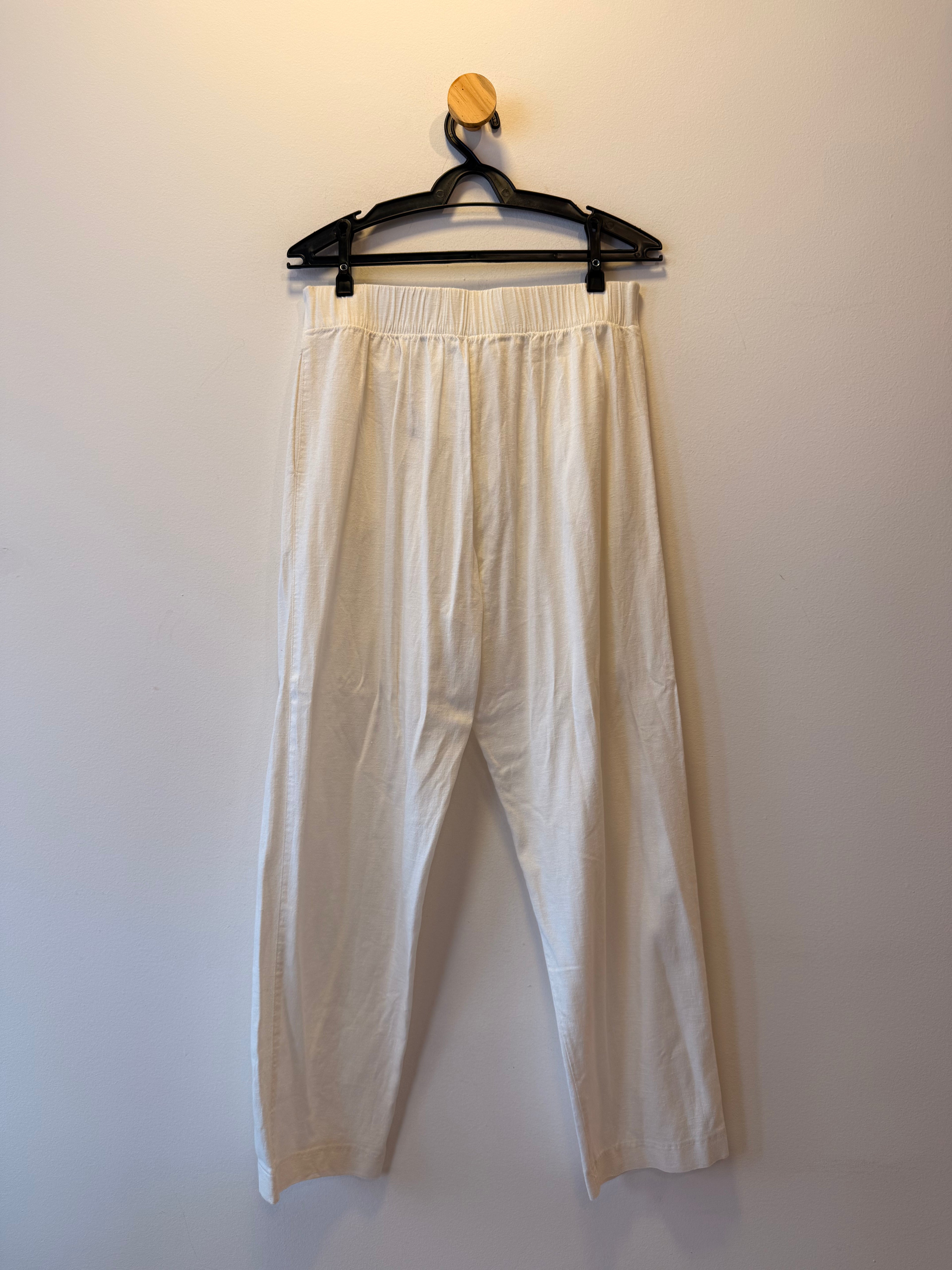 Calça Off White Casual com Cordão