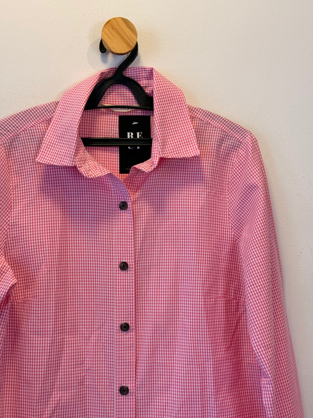 Camisa Xadrez Rosa