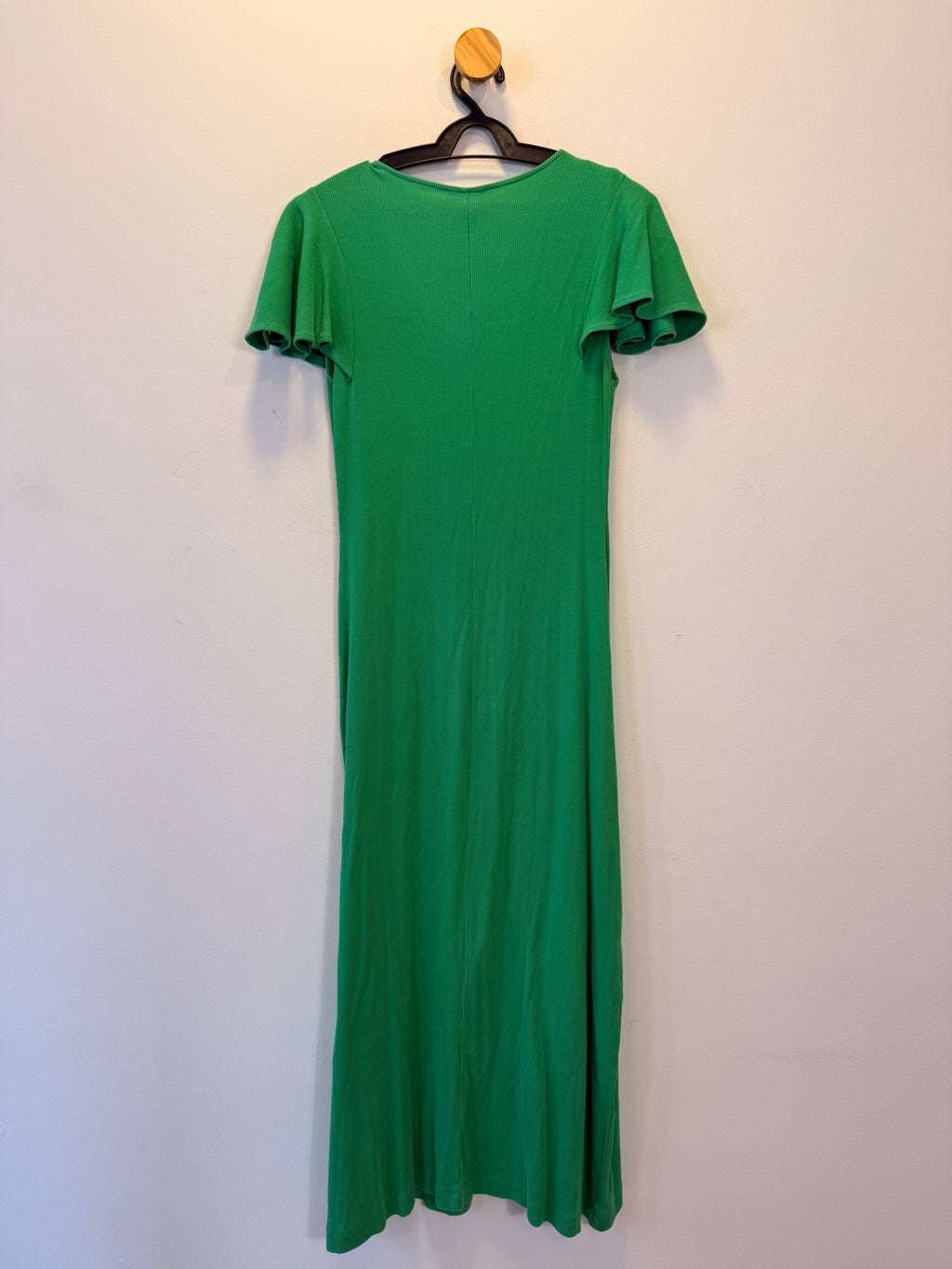 Vestido em Malha Verde Zara