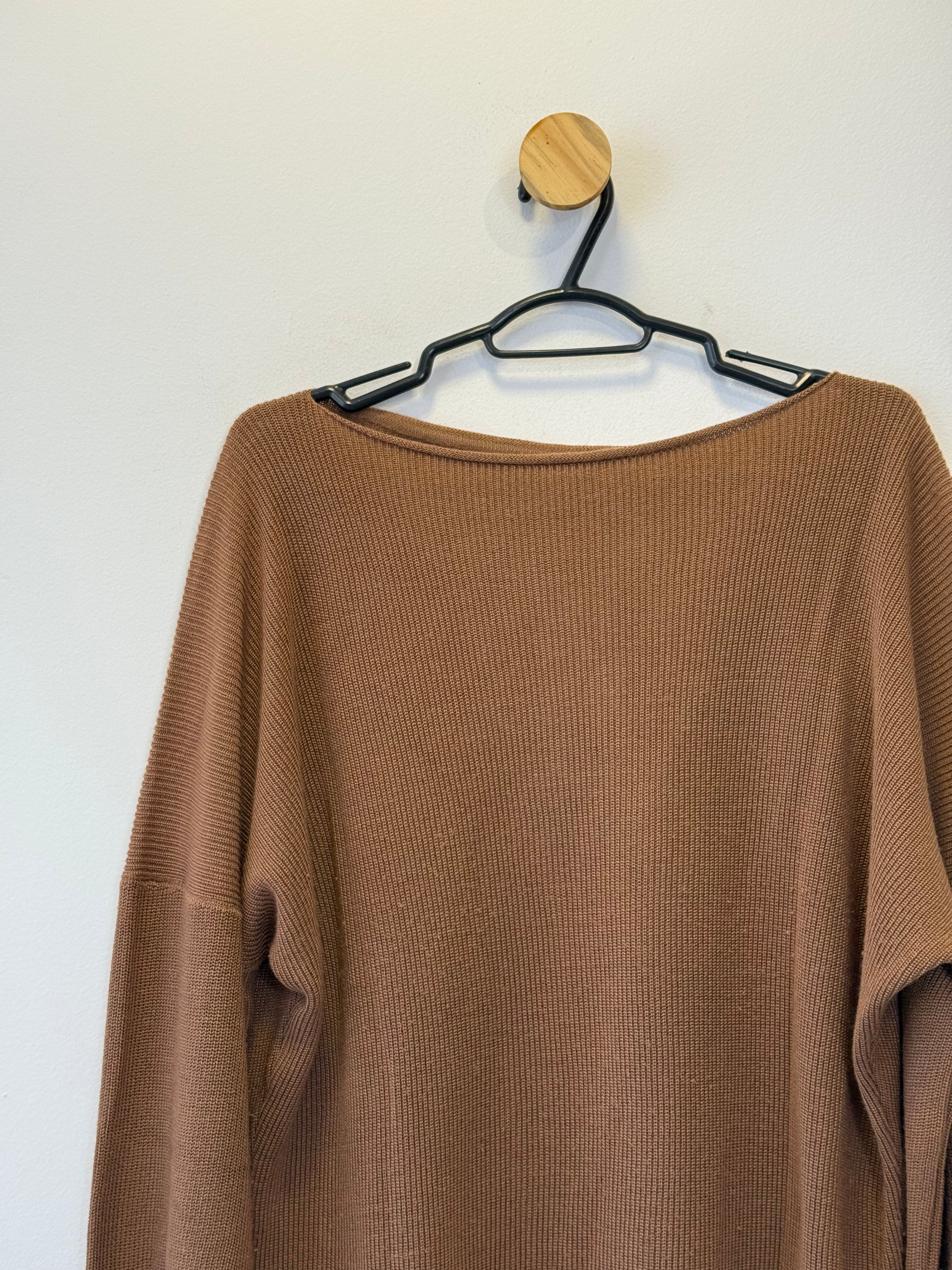 Blusa Tricot Marrom