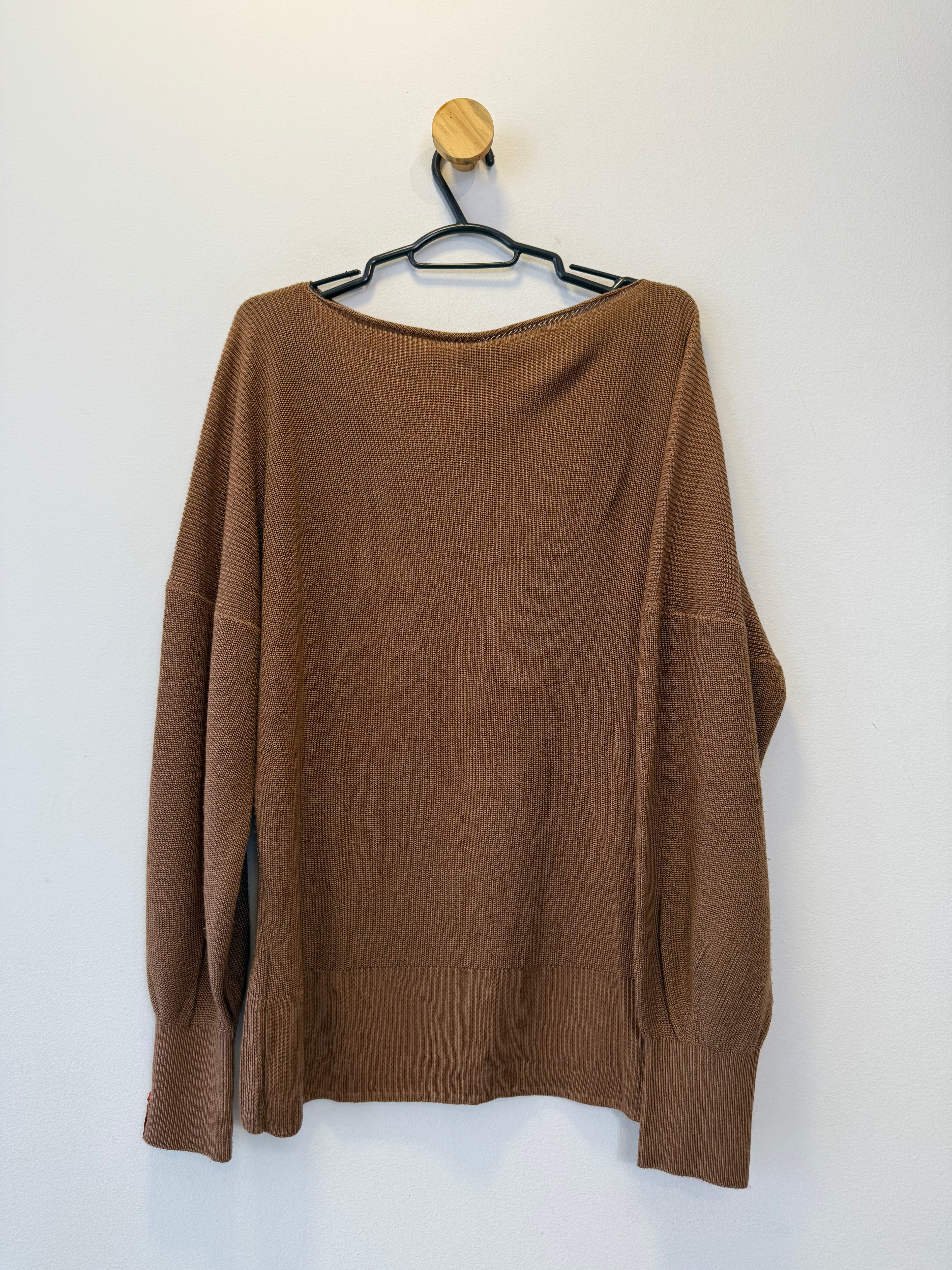 Blusa Tricot Marrom