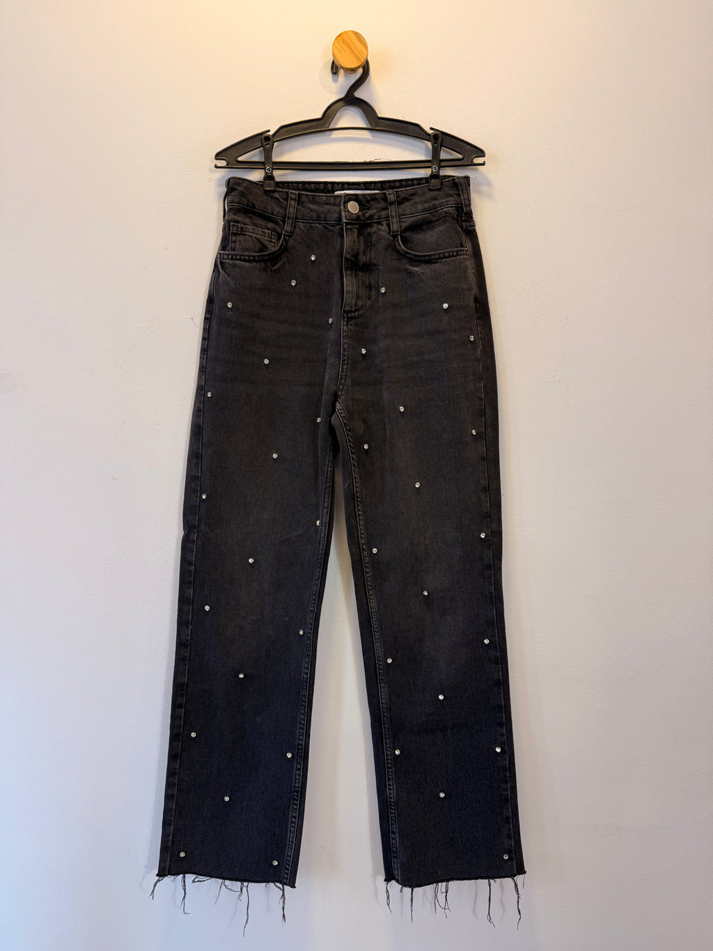 Calça Jeans Zara com strass