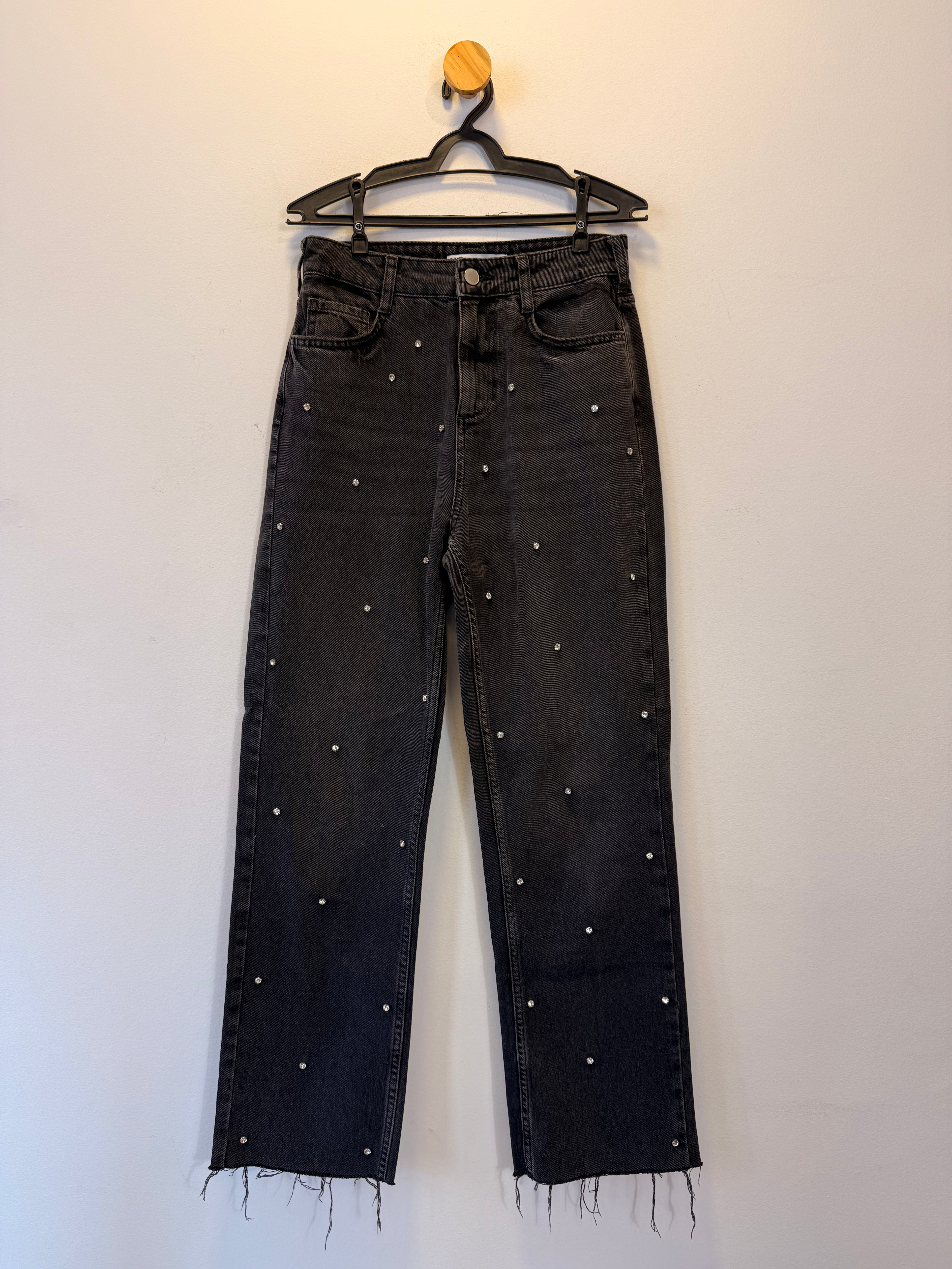 Calça Jeans Zara com strass