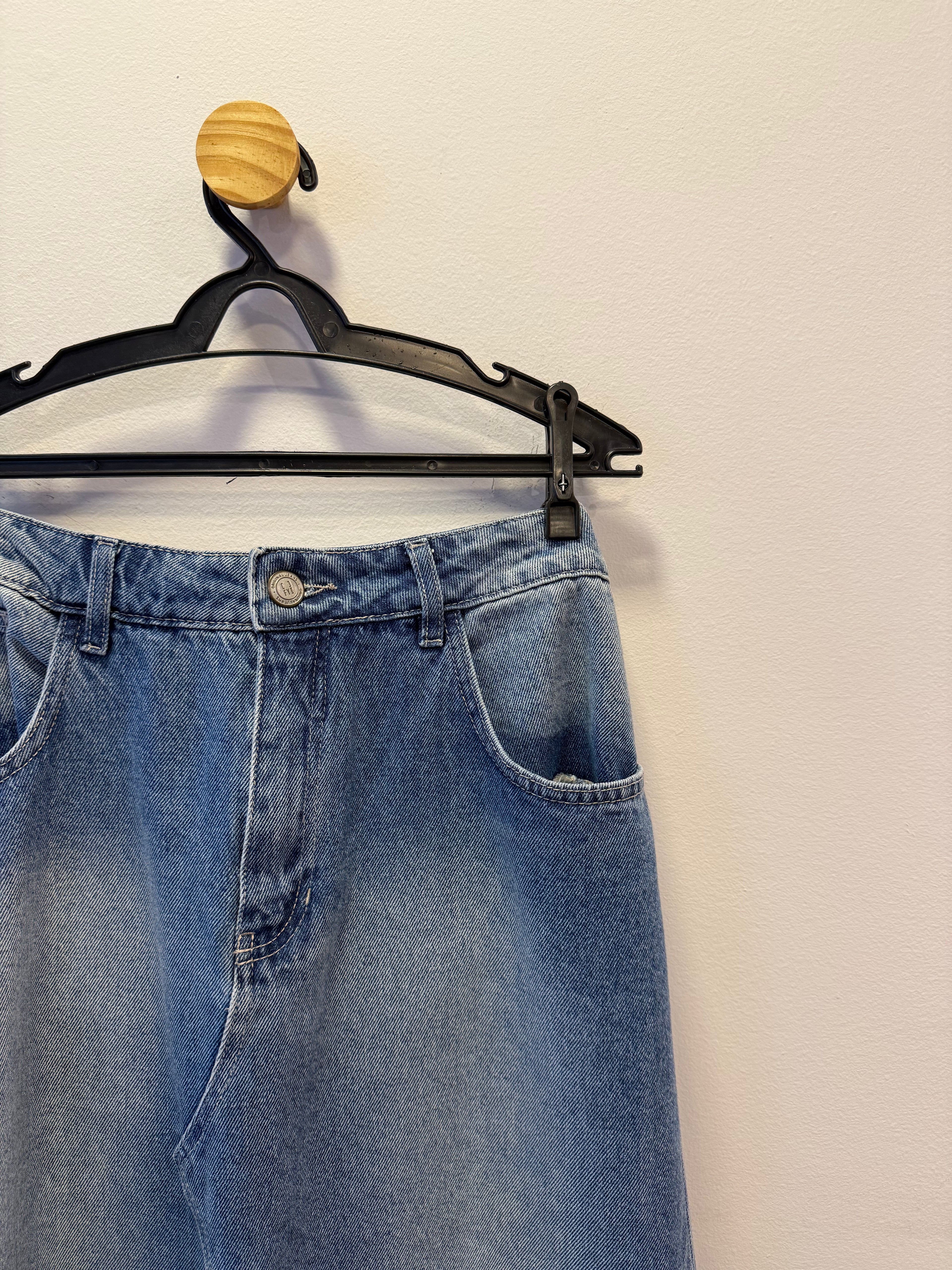Saia Midi Jeans