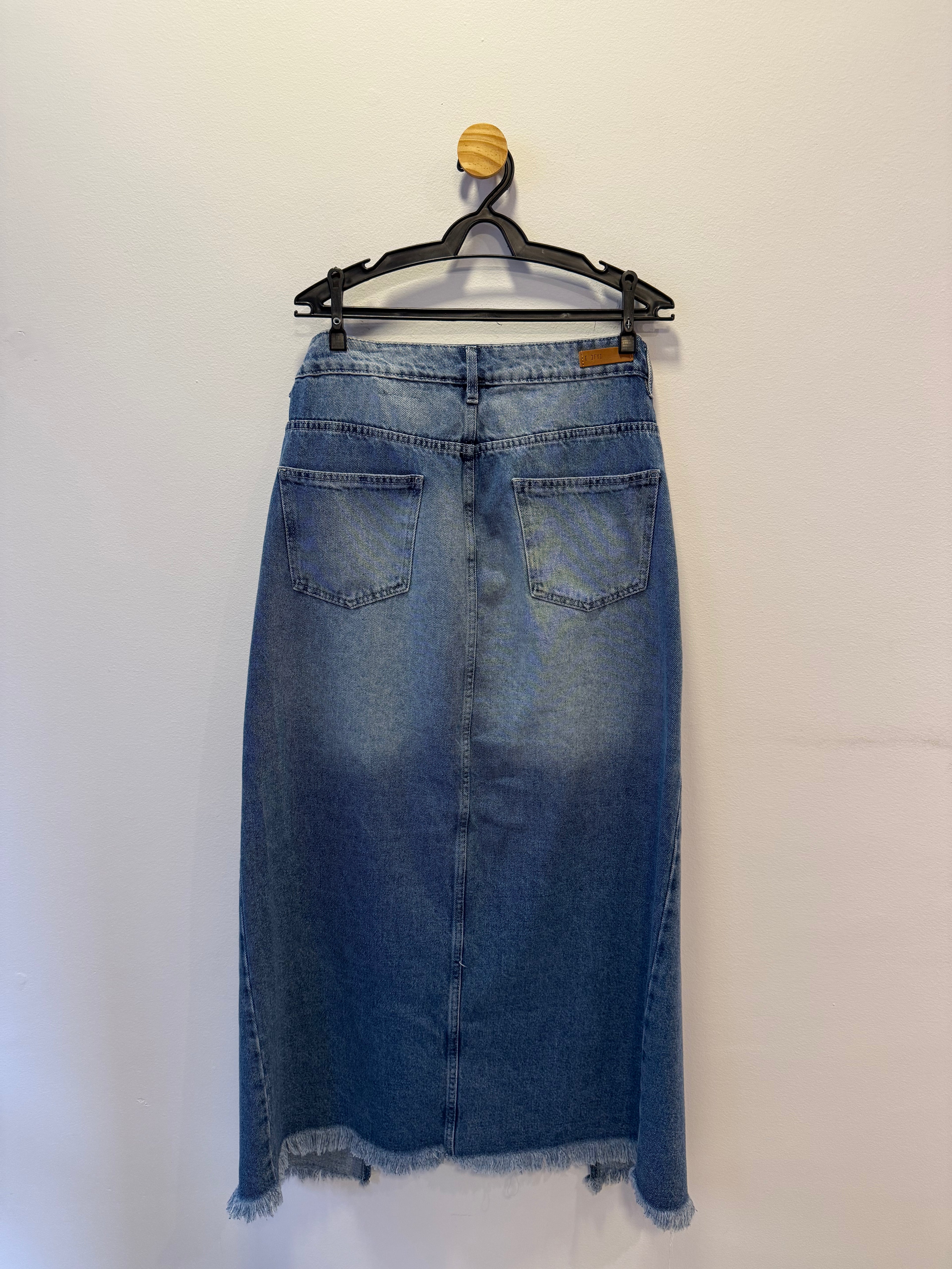 Saia Midi Jeans