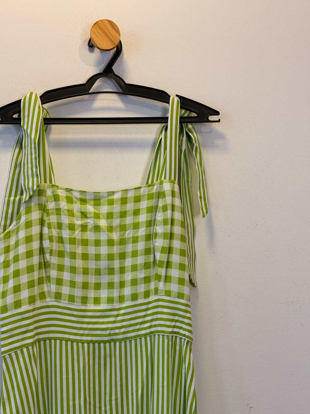 Vestido Xadrez Verde Lugano