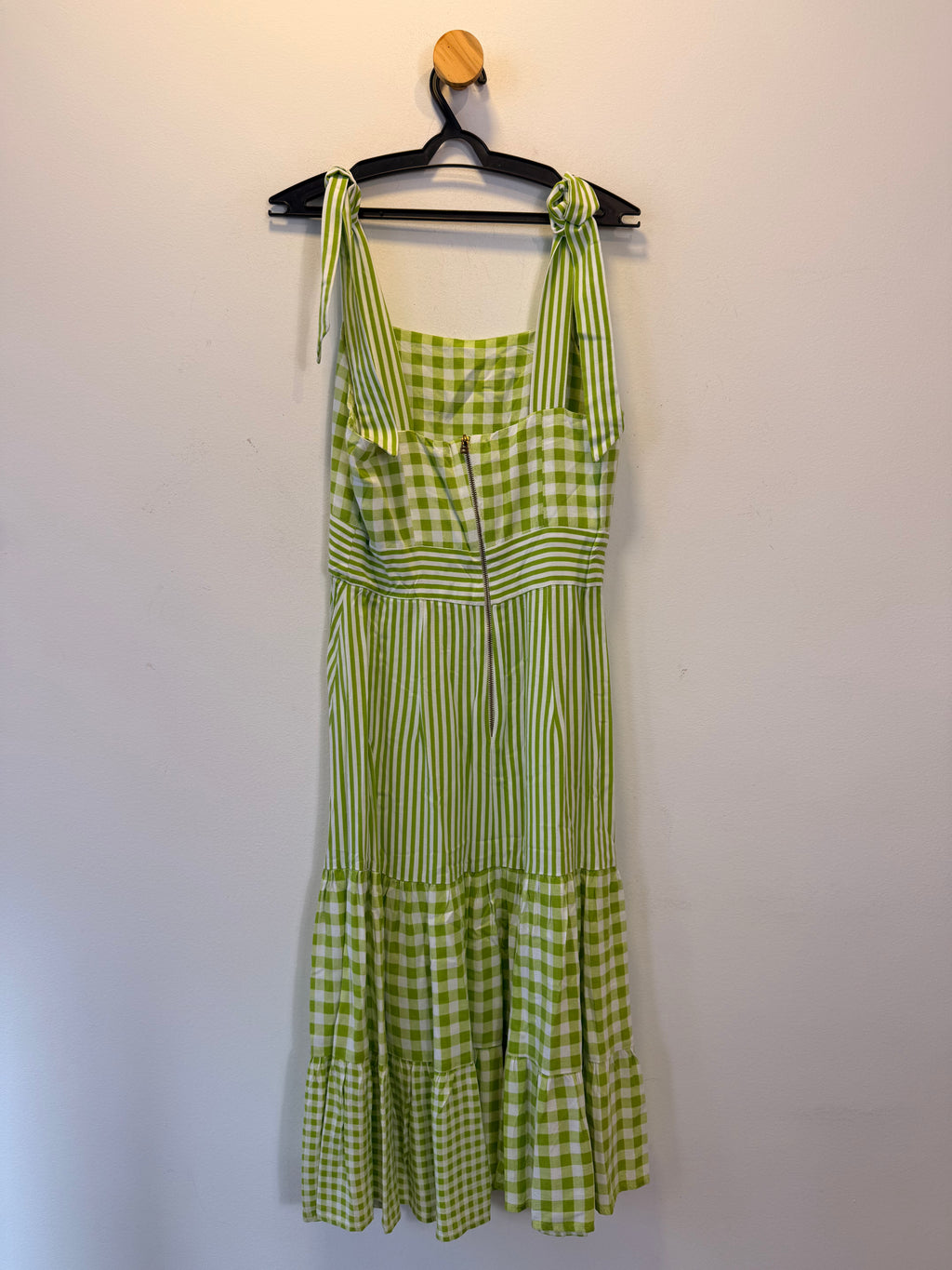 Vestido Xadrez Verde Lugano