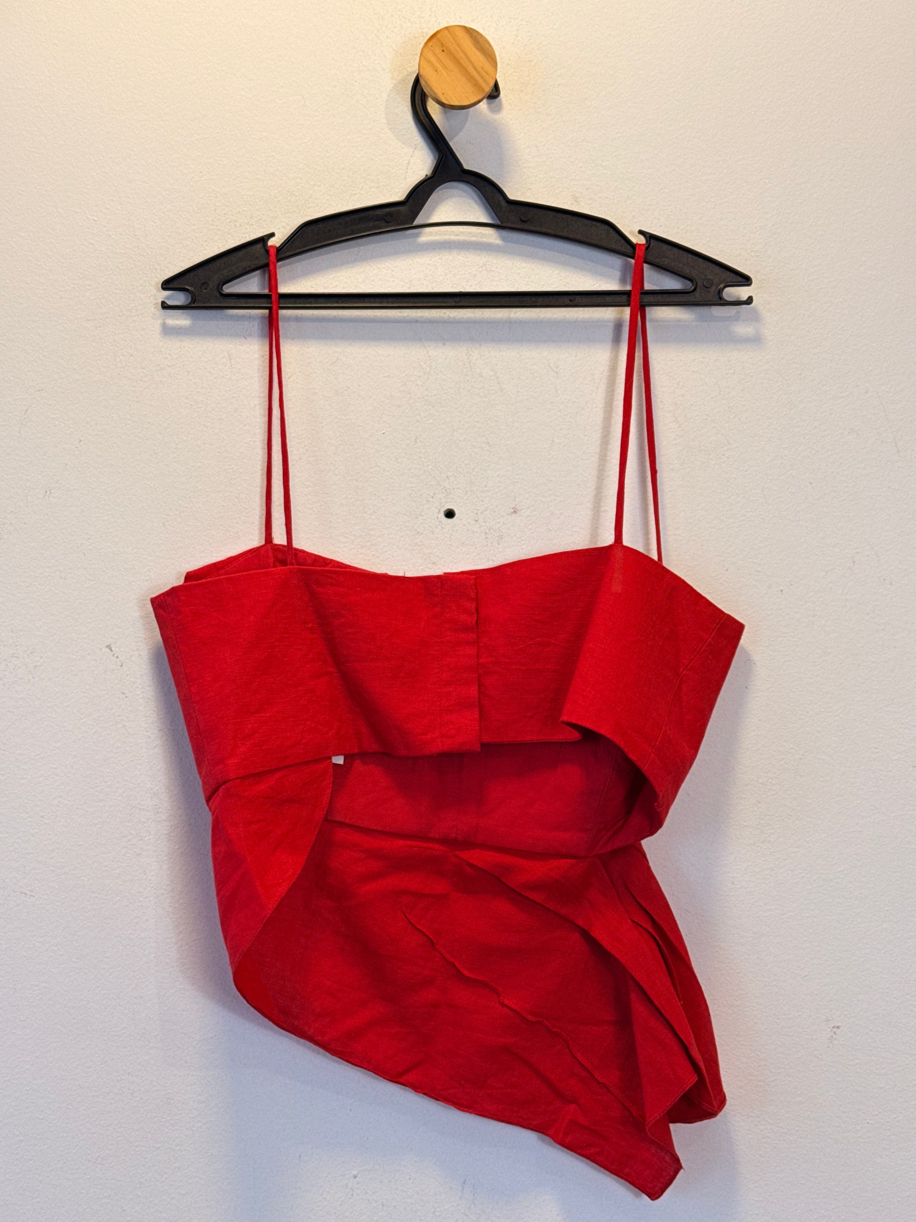 Cropped Vermelho Andrea Marques