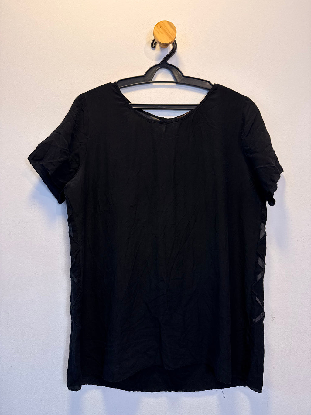 Blusa seda Preta BO.BÔ