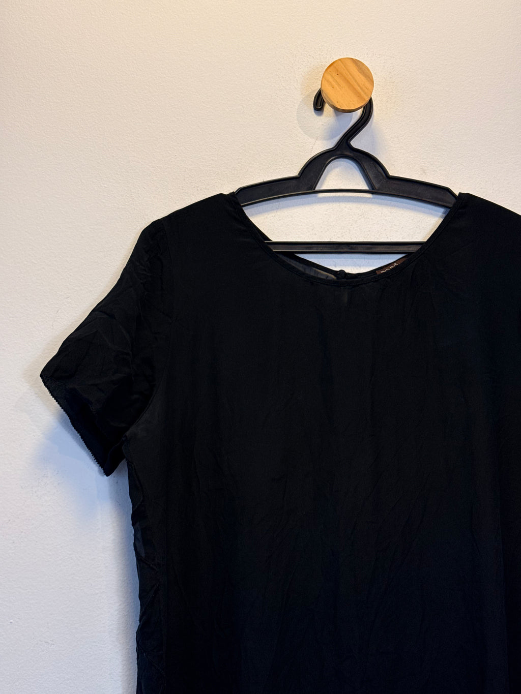 Blusa seda Preta BO.BÔ