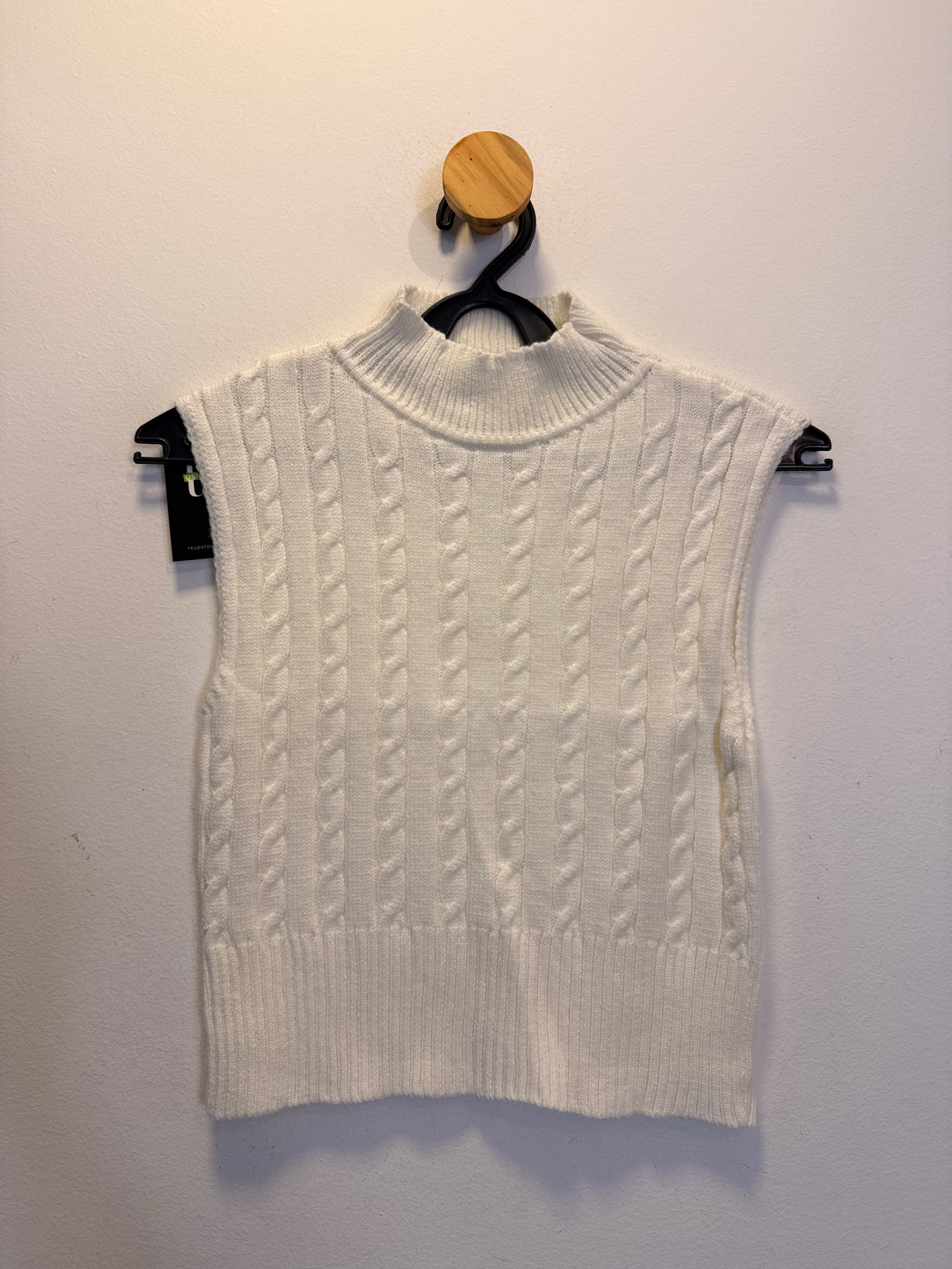 Cropped em Malha Branco
