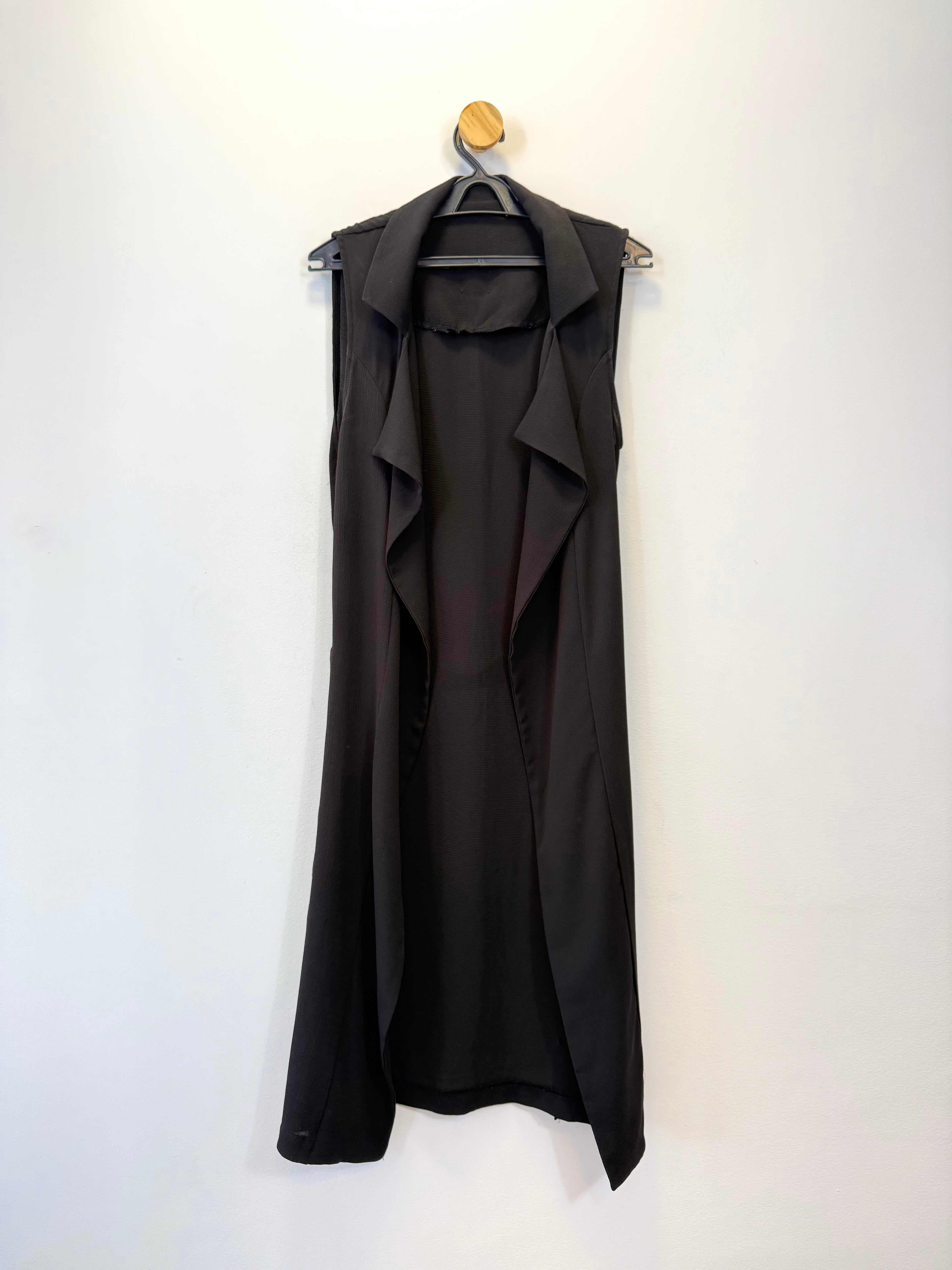Colete Longo Preto