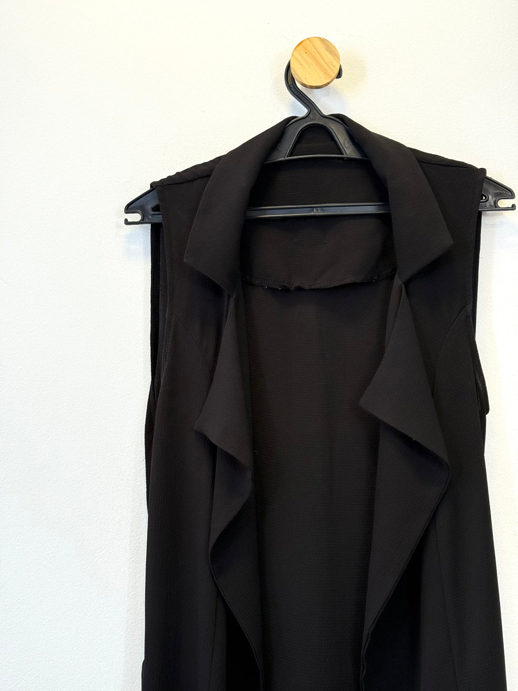 Colete Longo Preto