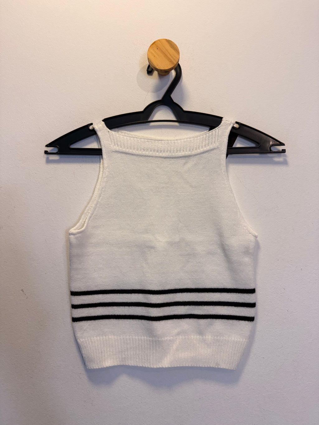 Cropped em Malha Branco