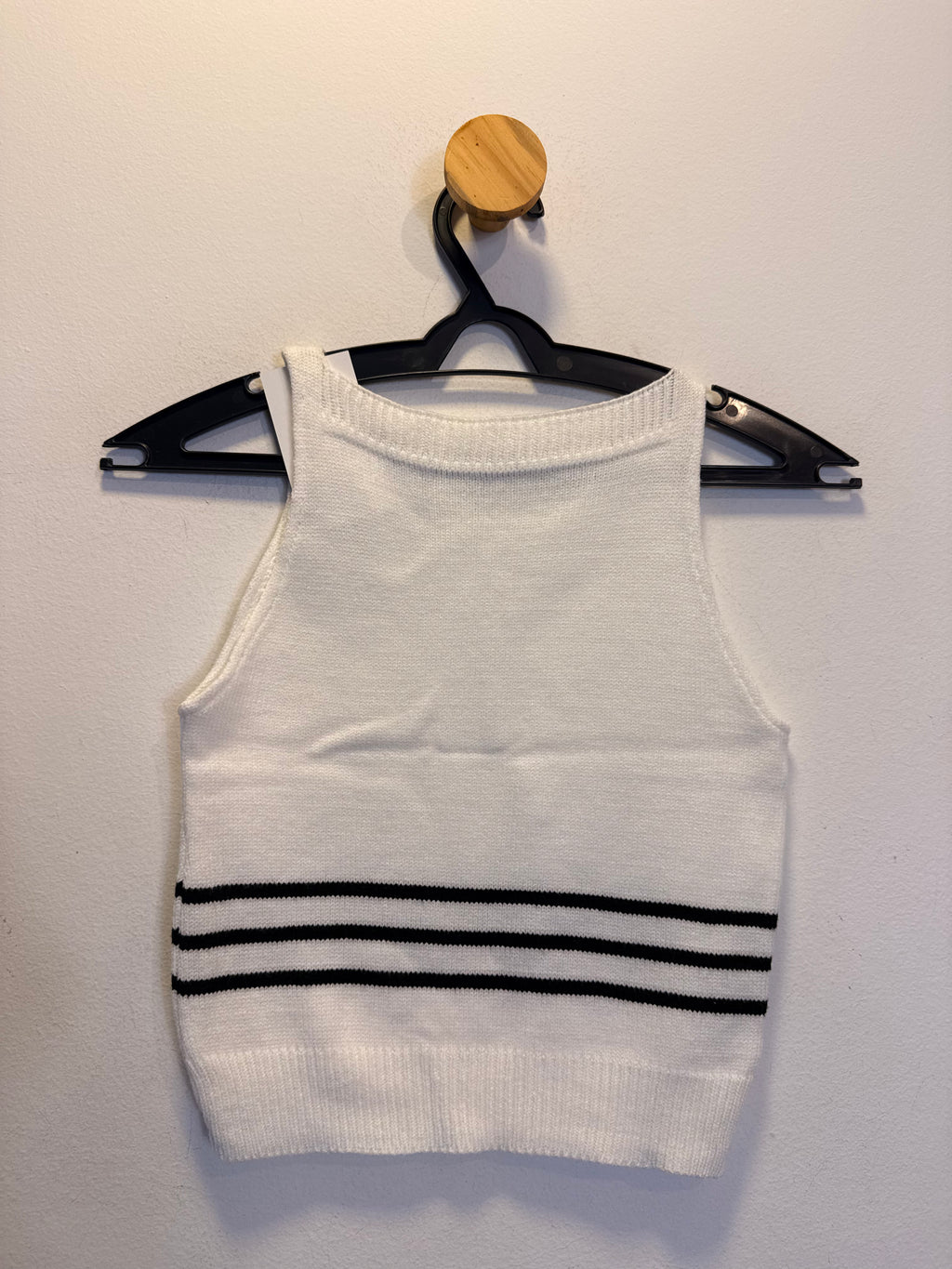 Cropped em Malha Branco