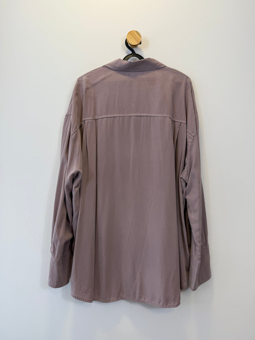 Camisa Overzise Cinza