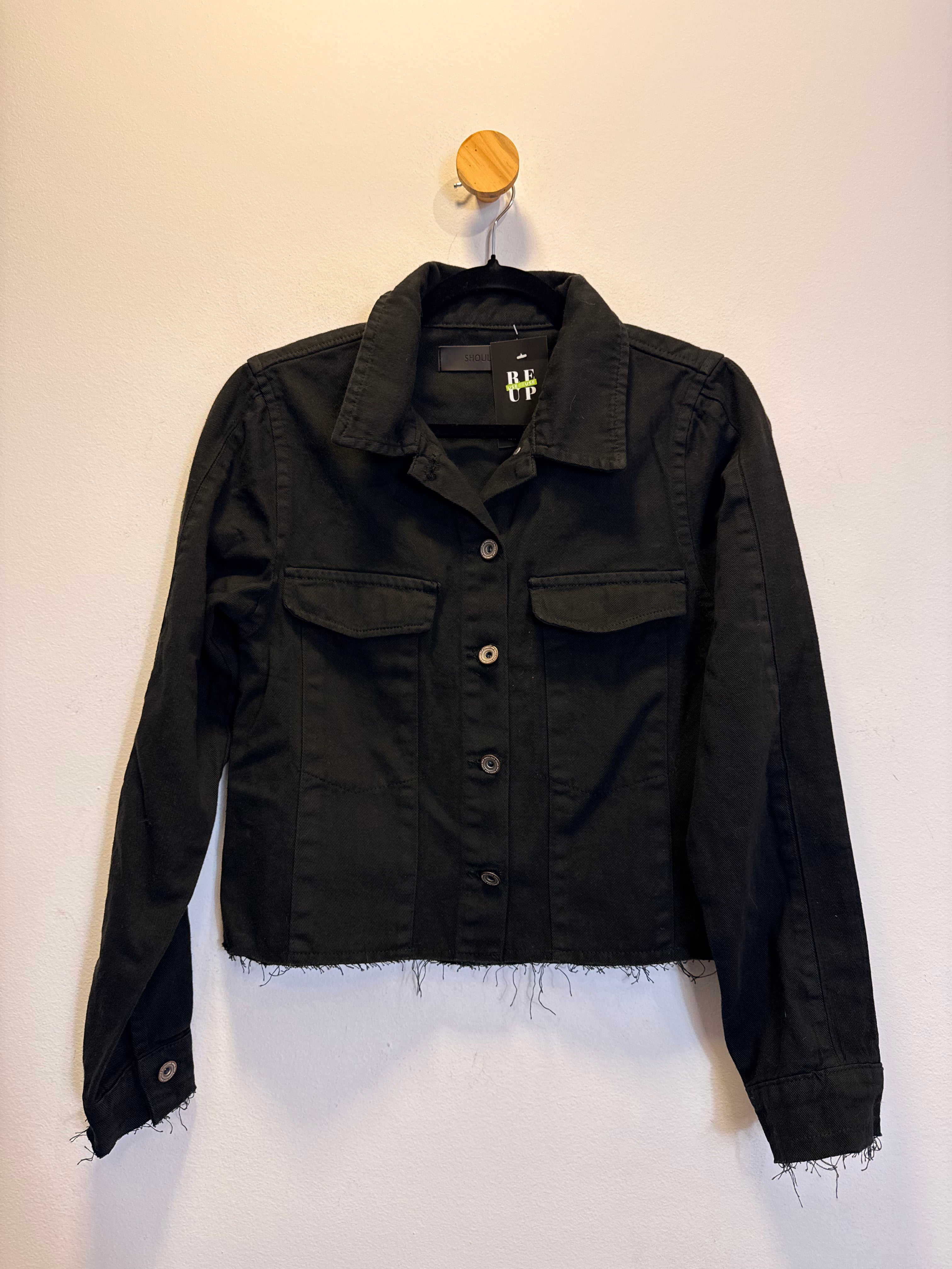 Jaqueta Jeans Preta