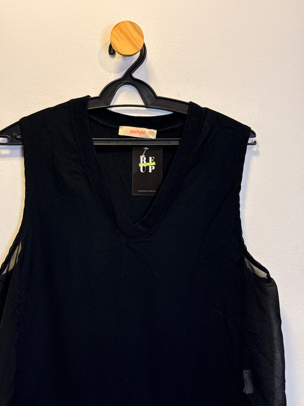 Blusa Preta Lez a Lez