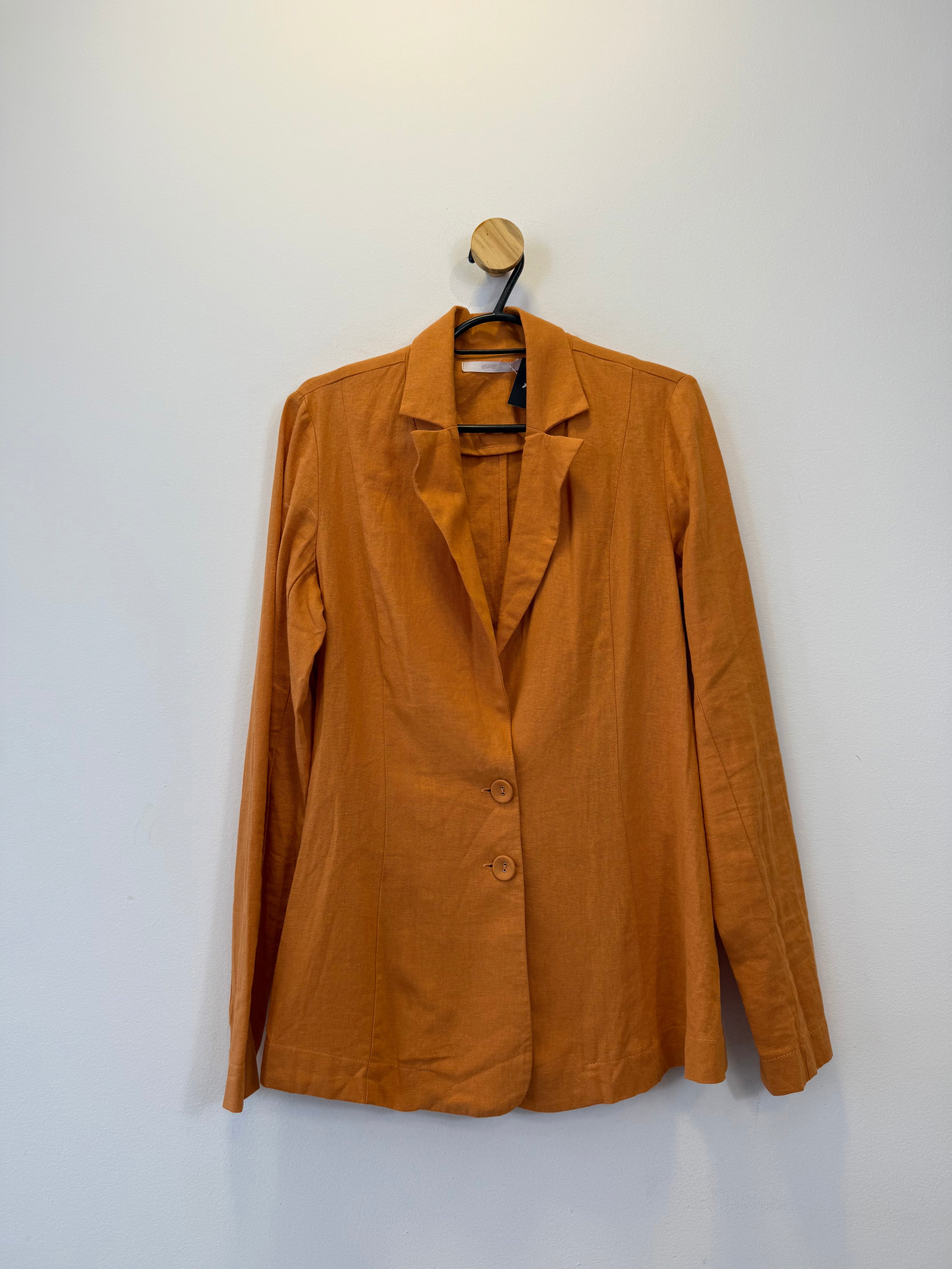Blazer Acinturado Laranja
