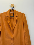 Blazer Acinturado Laranja
