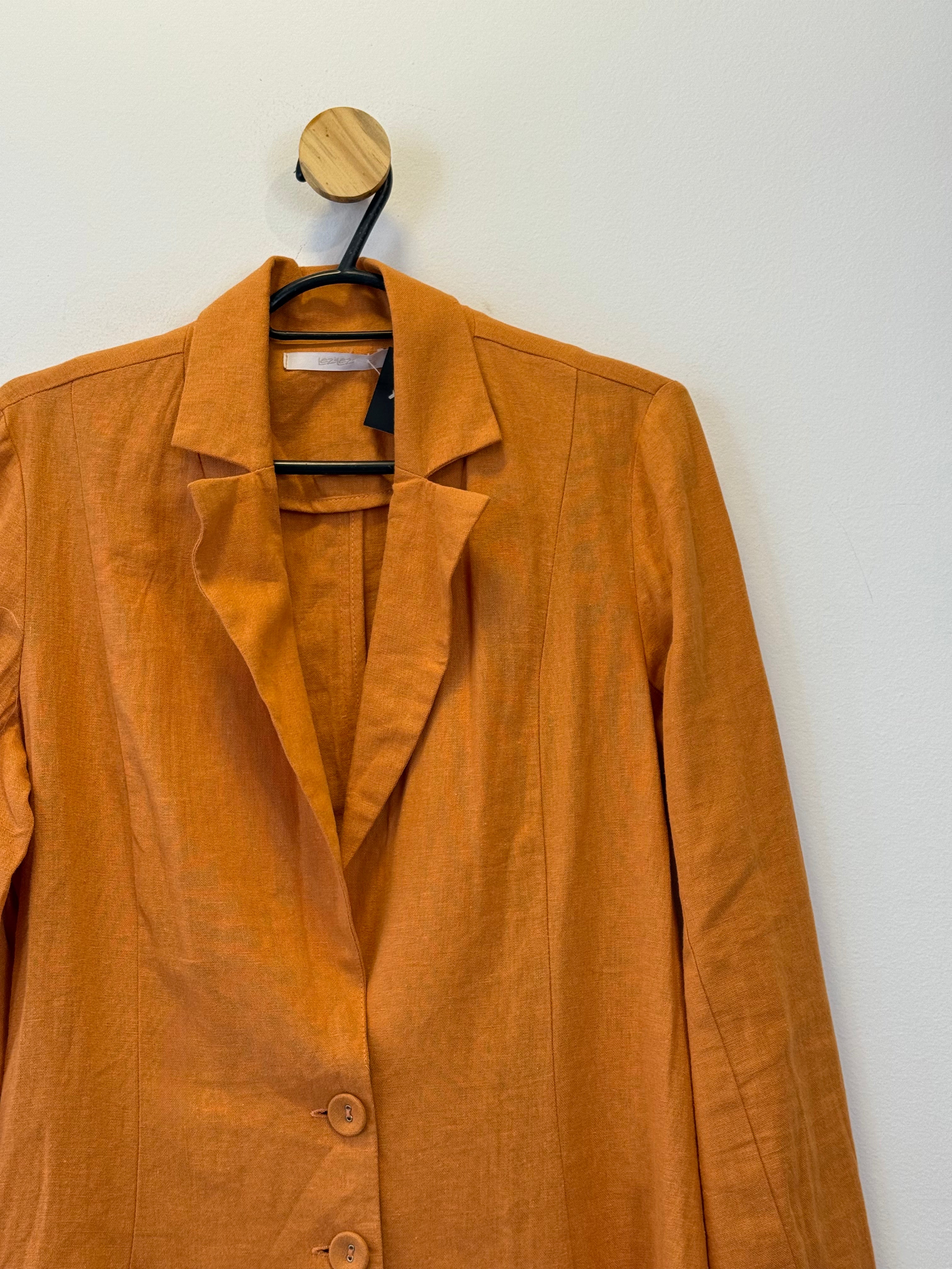 Blazer Acinturado Laranja