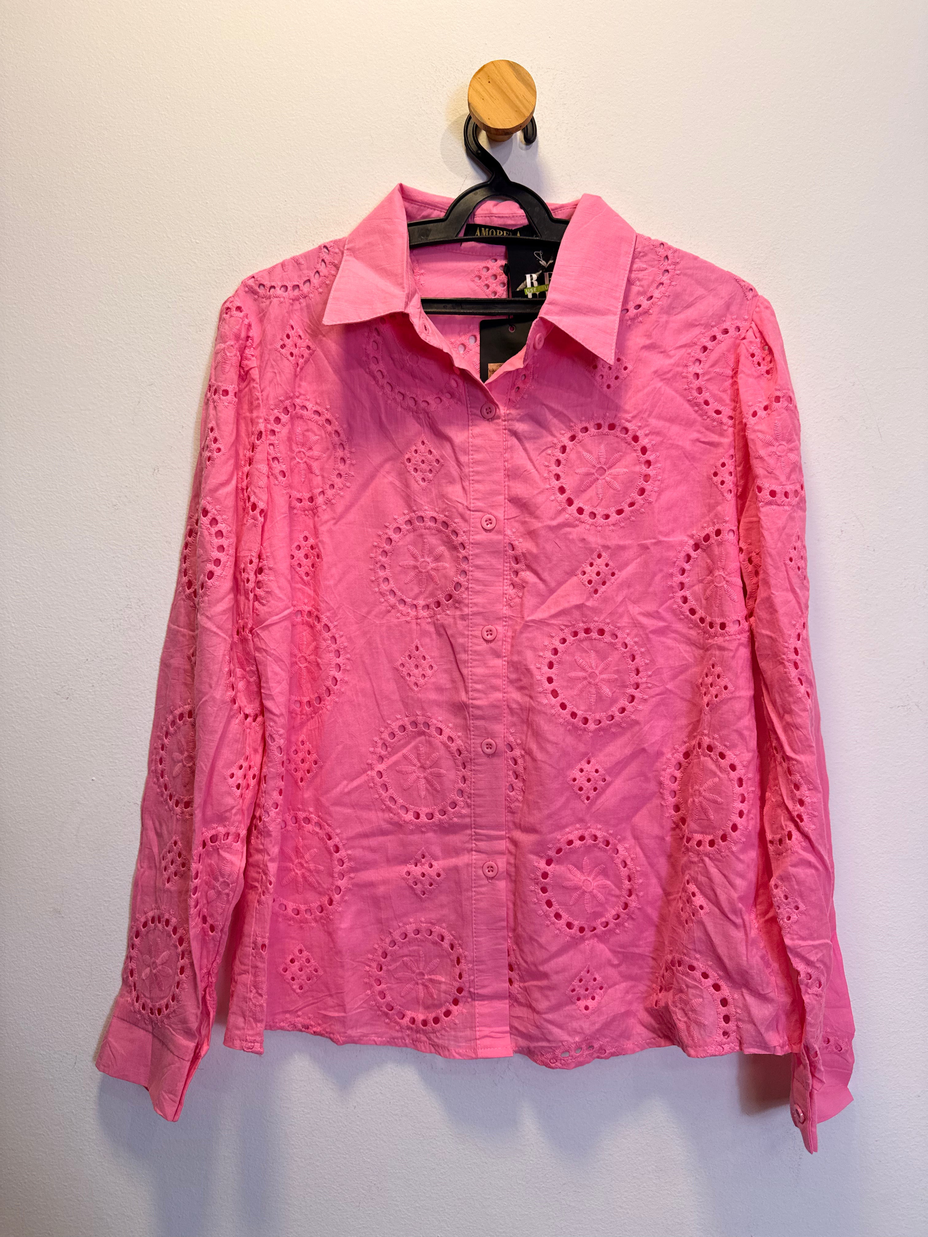 Camisa Rosa Amorela