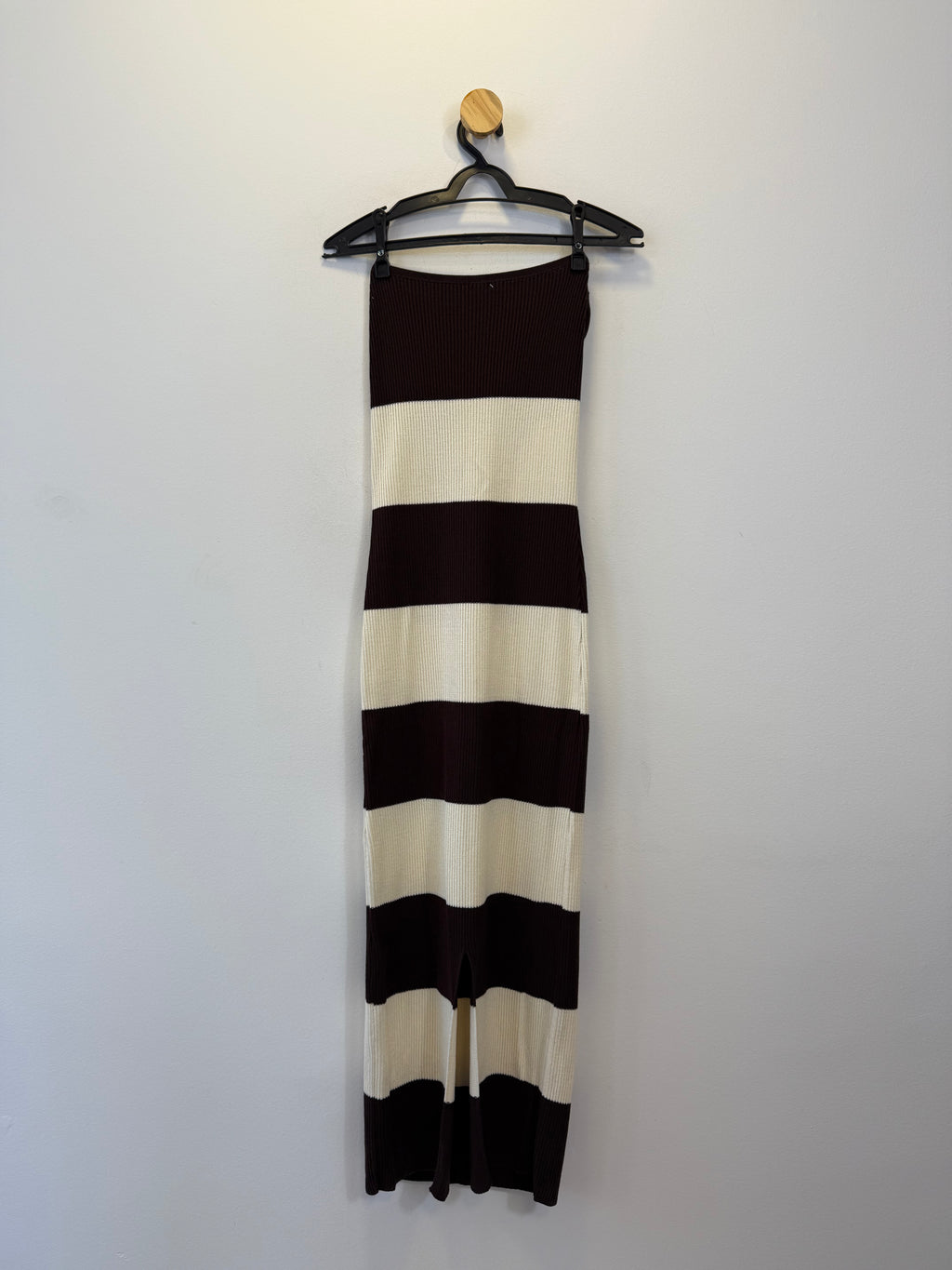Conjunto em Off White e Marrom