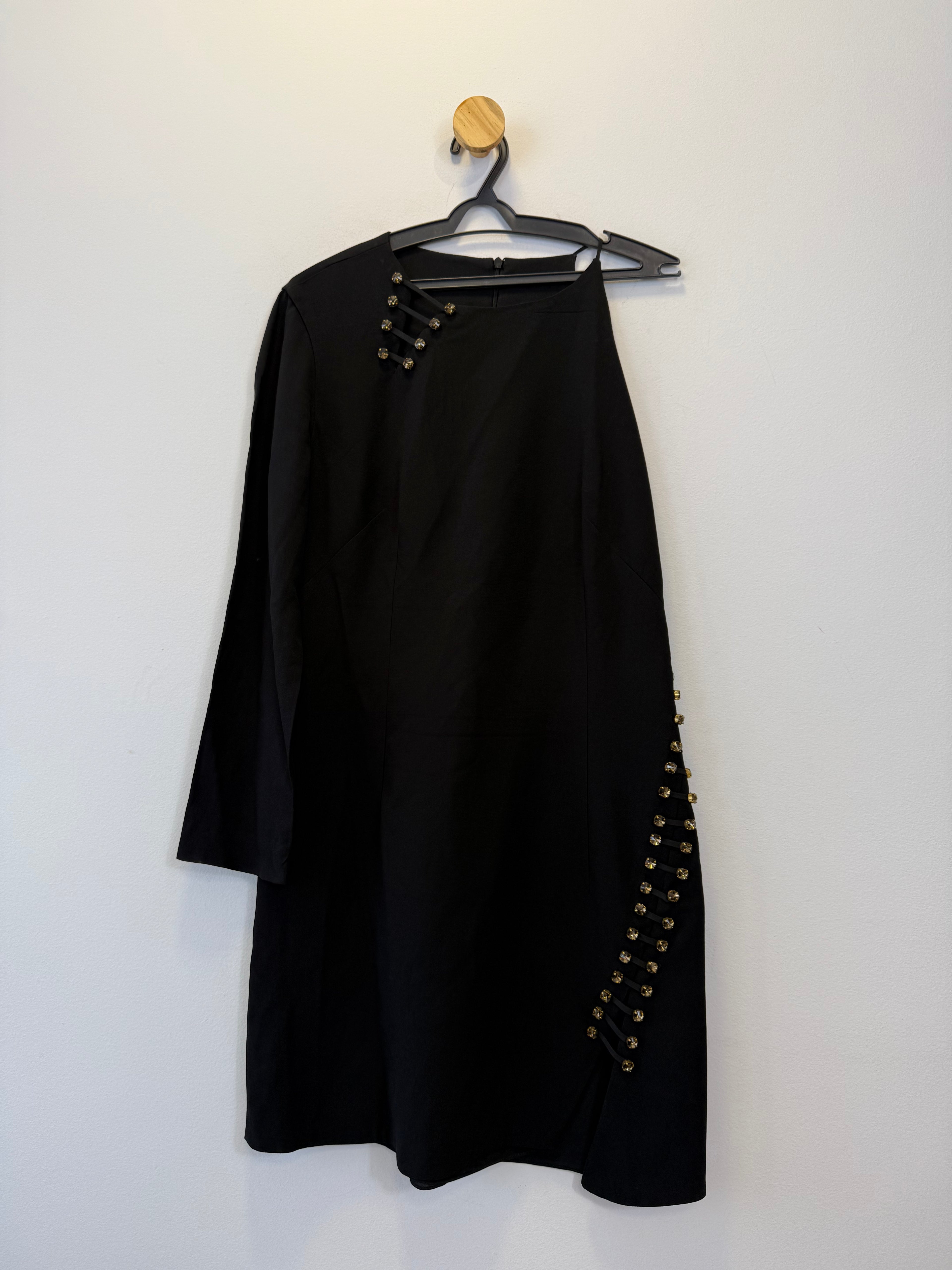 Vestido Preto Uma Manga